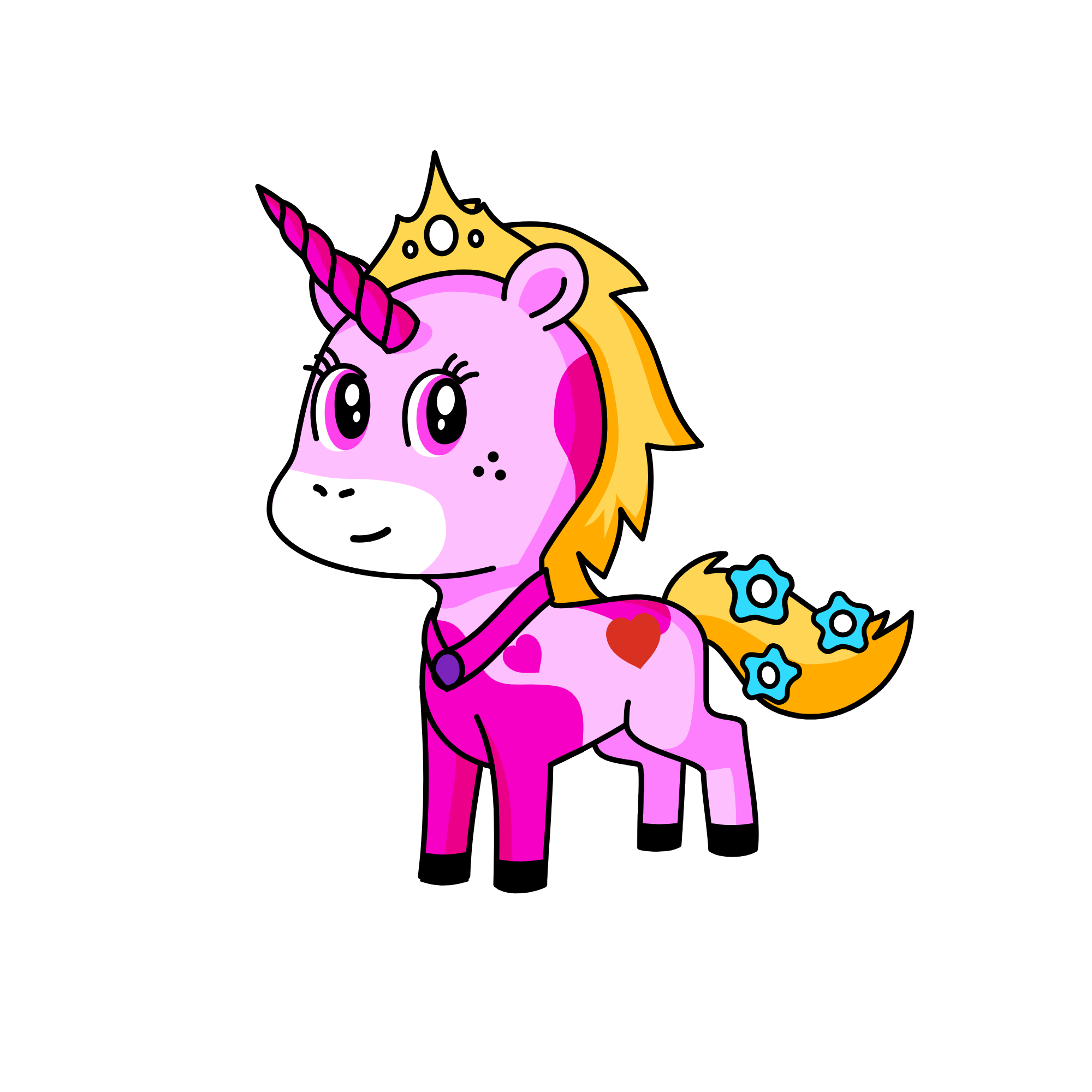 Spsrkle princess, the unicorn