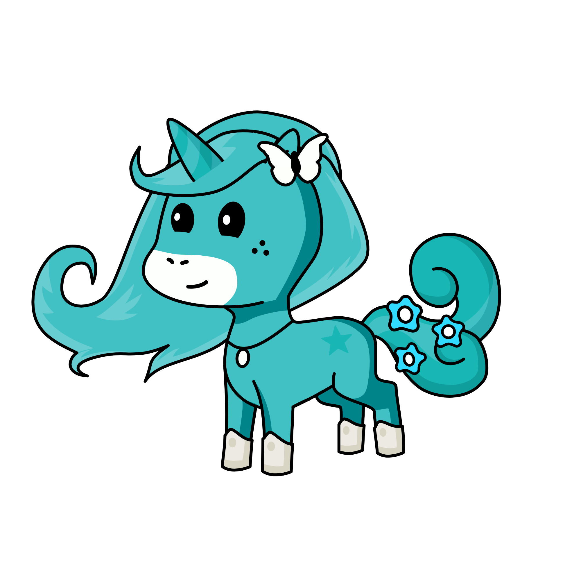 Princess Icy, the unicorn