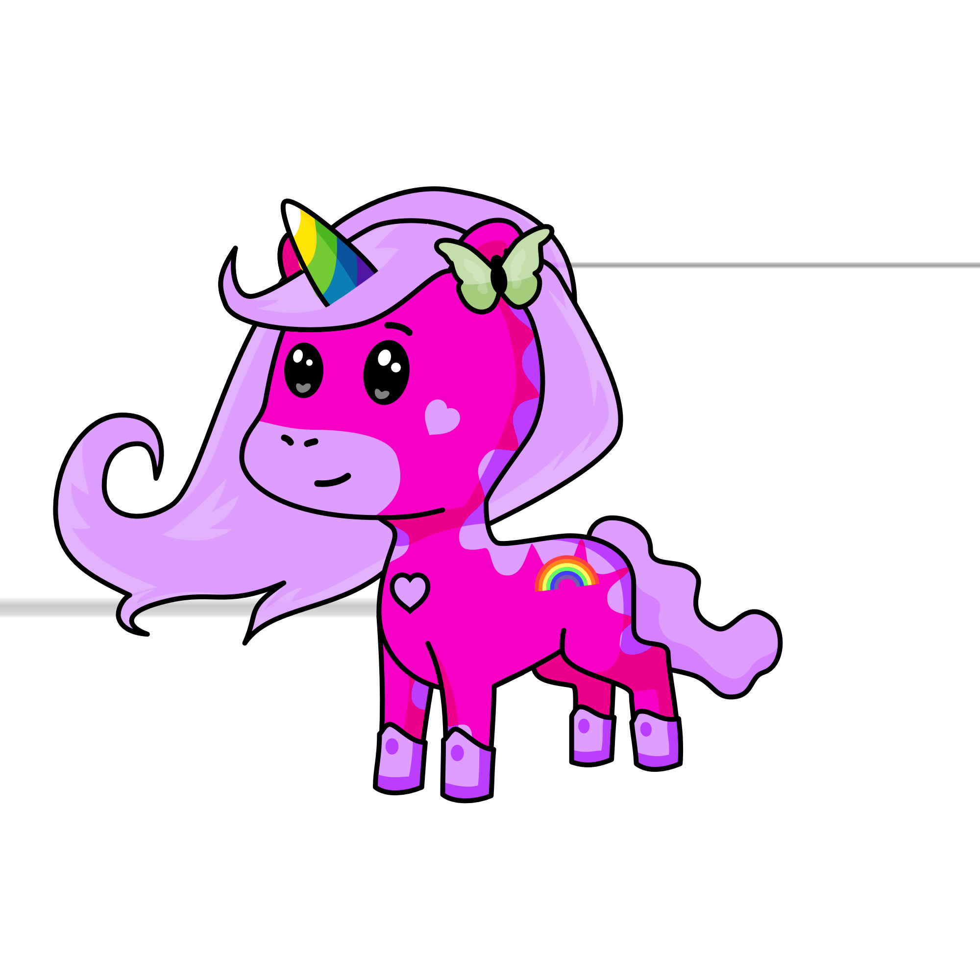 ntinti meow, the unicorn