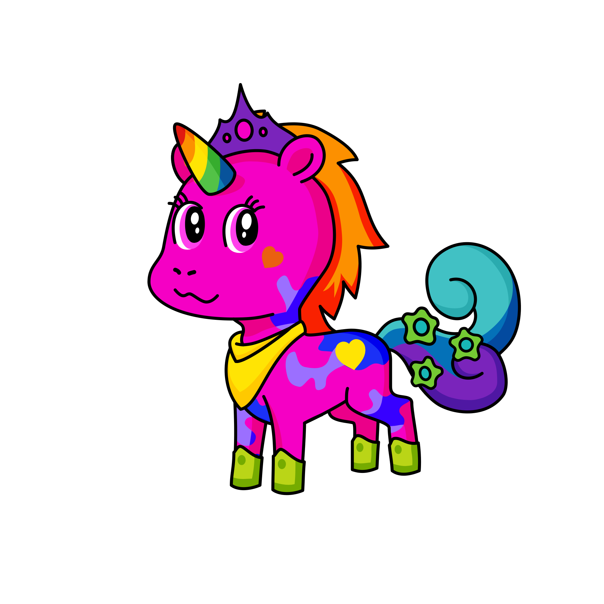 Rainbow🌈, the unicorn