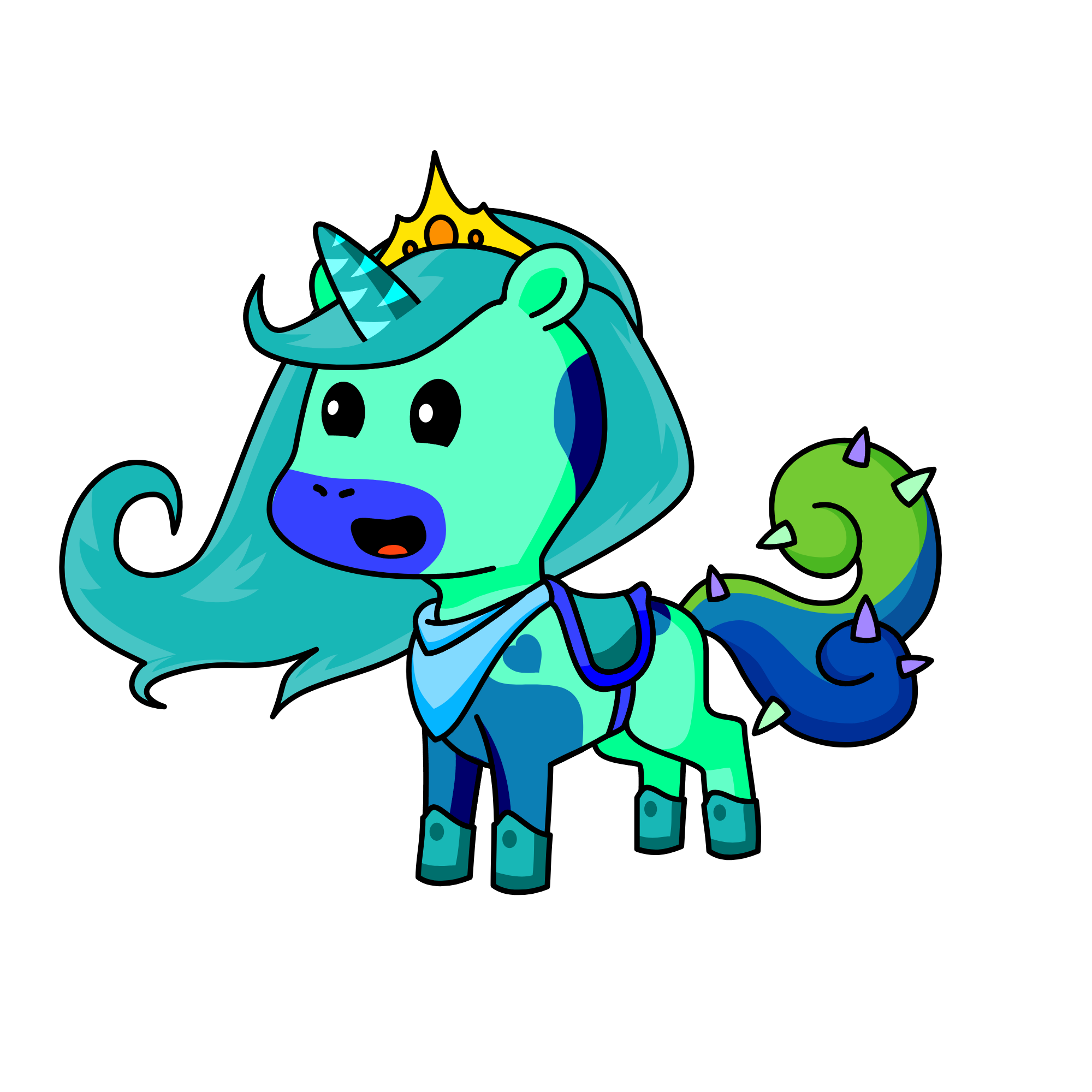 CoolColored, the unicorn