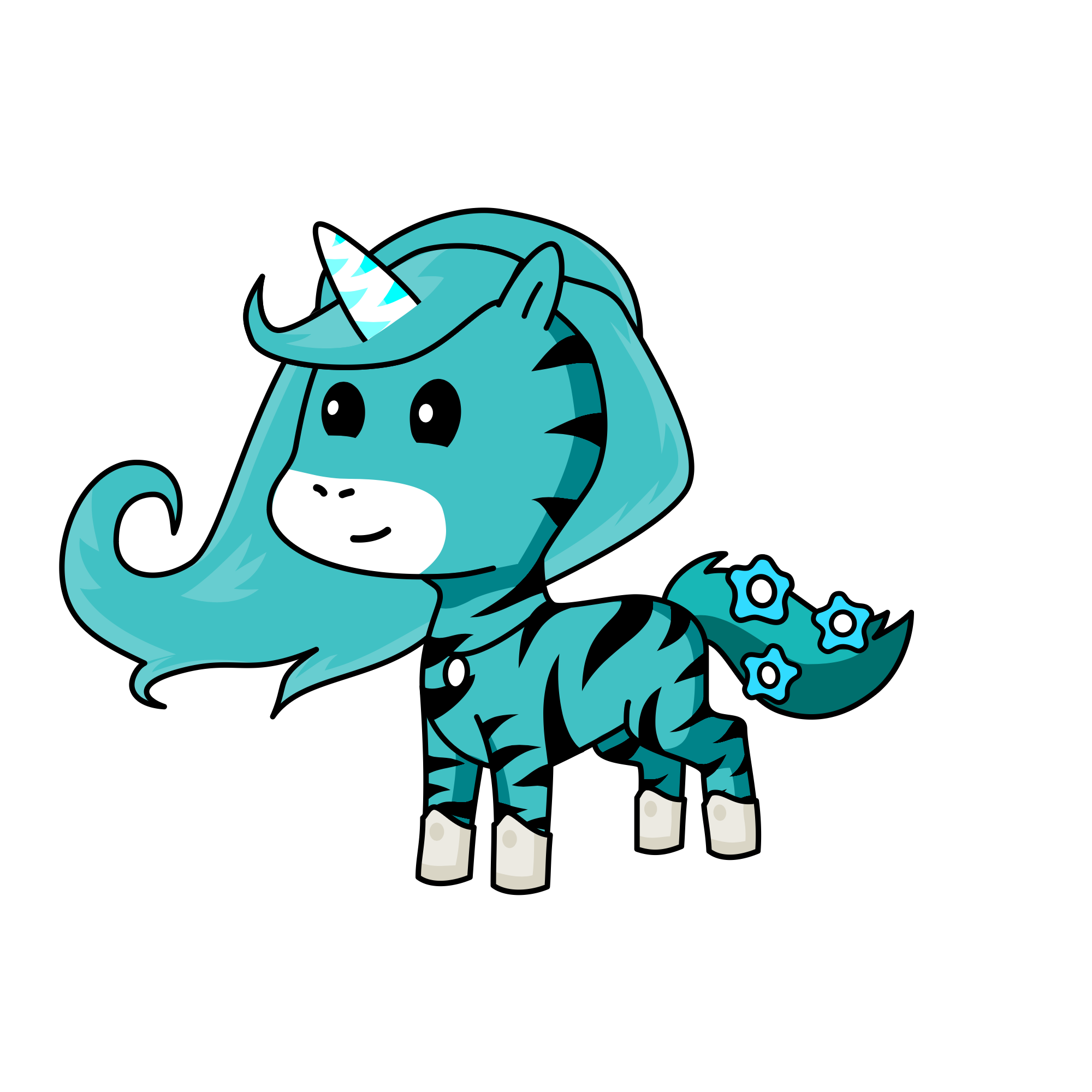 Snowy, the unicorn