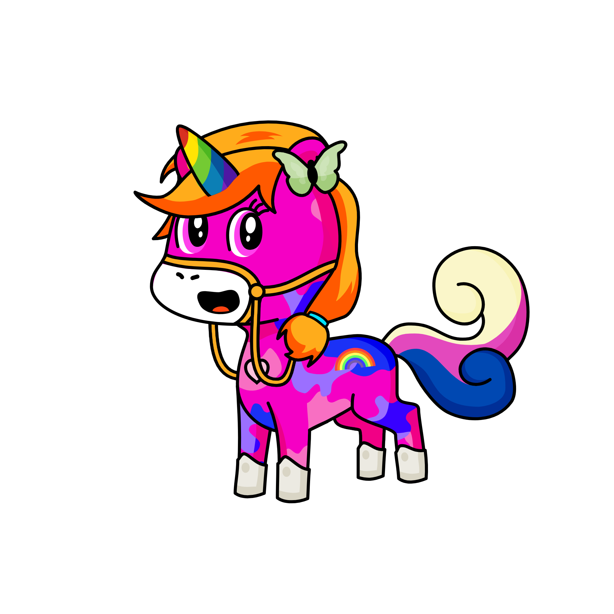 Mango, the unicorn
