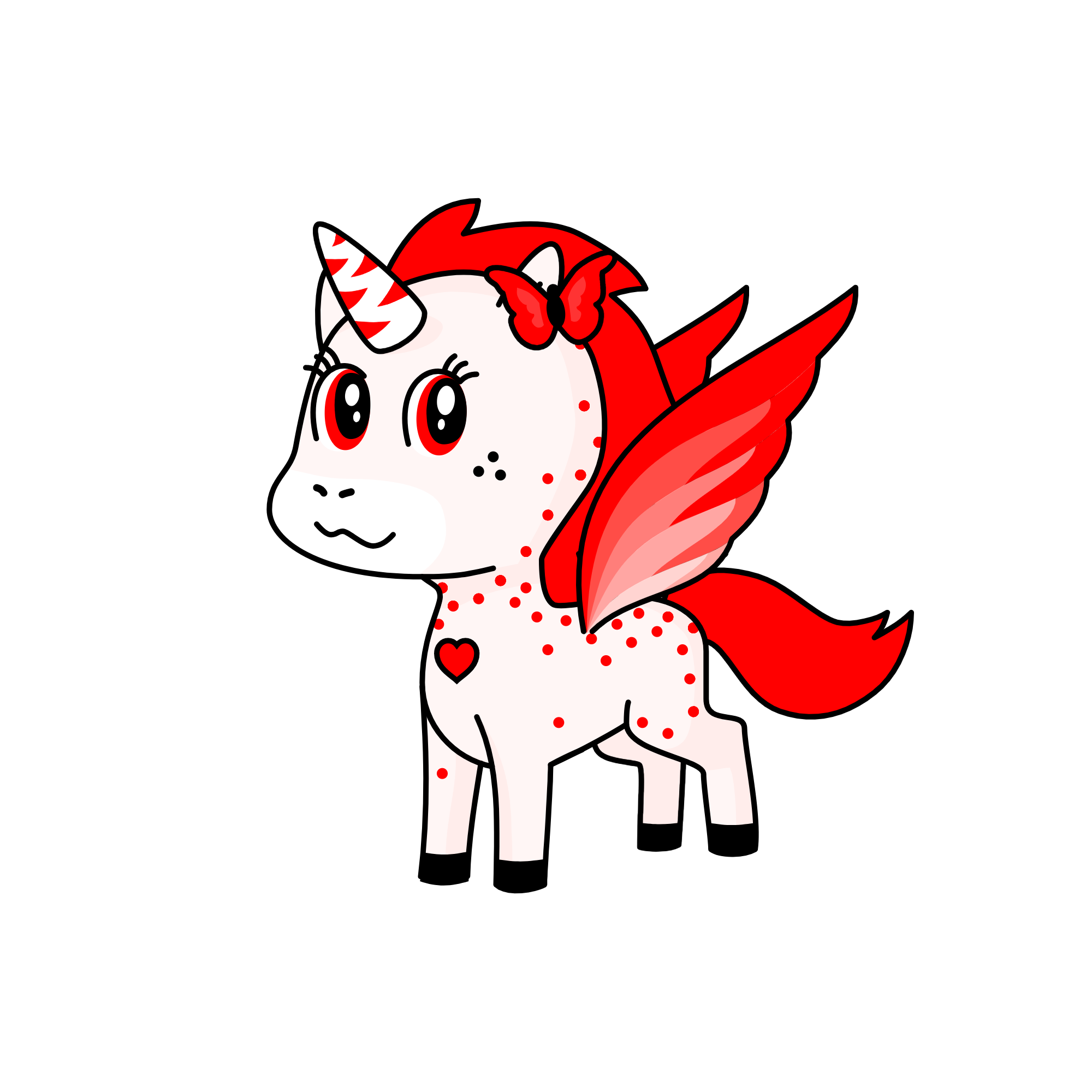 Red, the unicorn