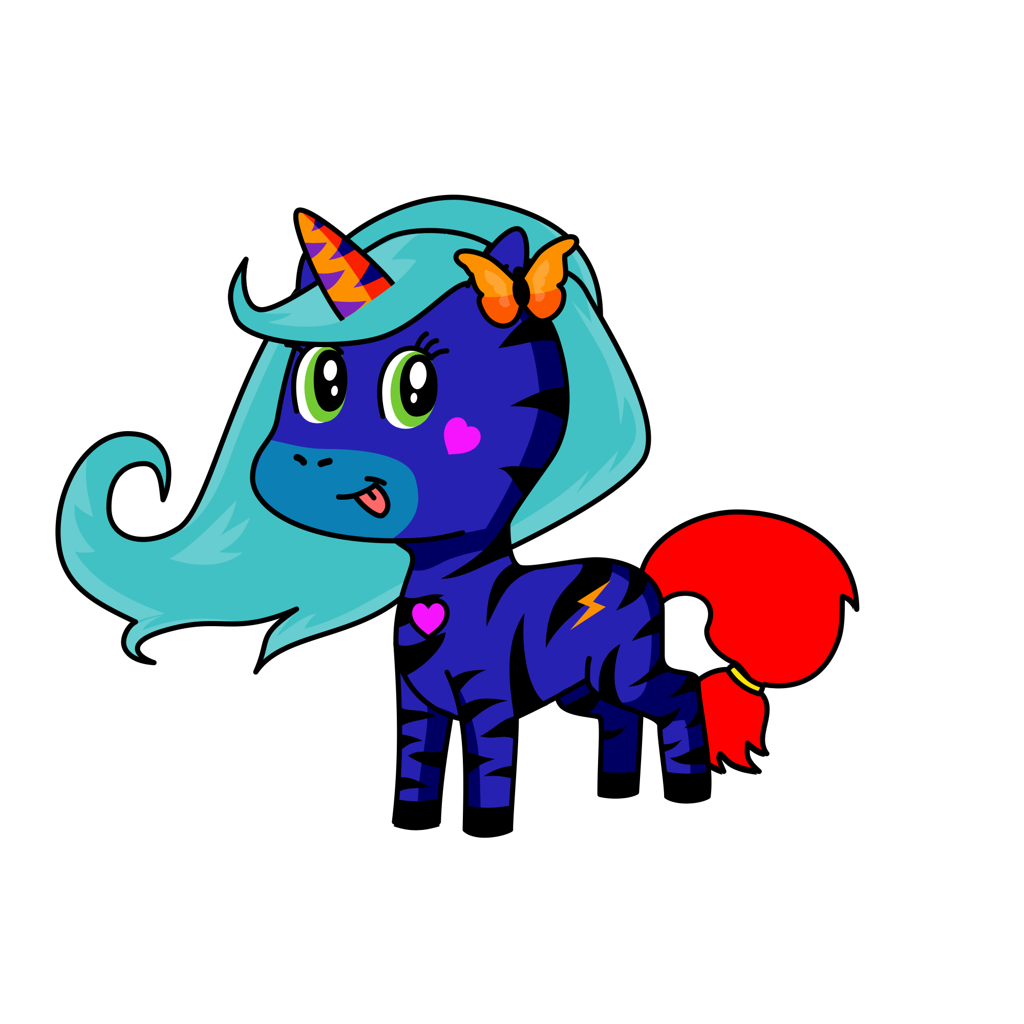 Sparkle, the unicorn