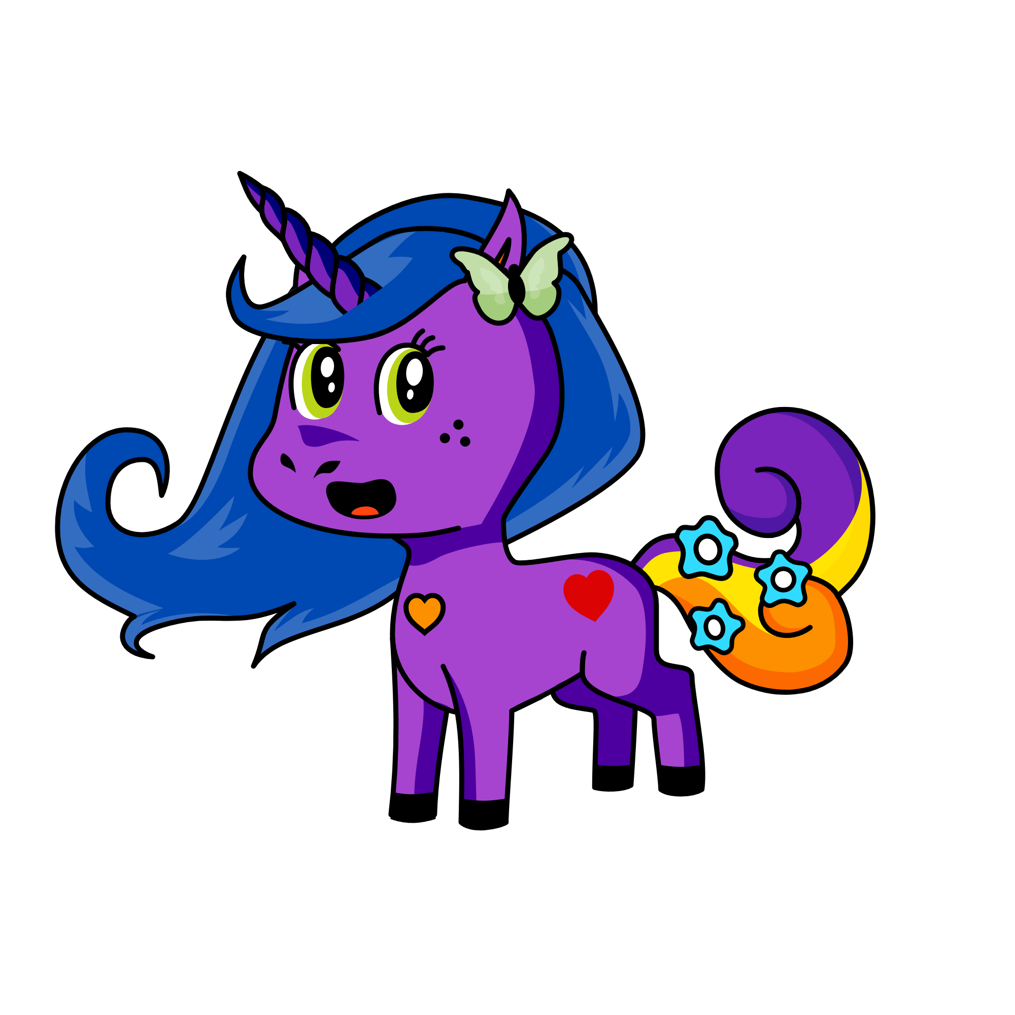 MENESTINS, the unicorn