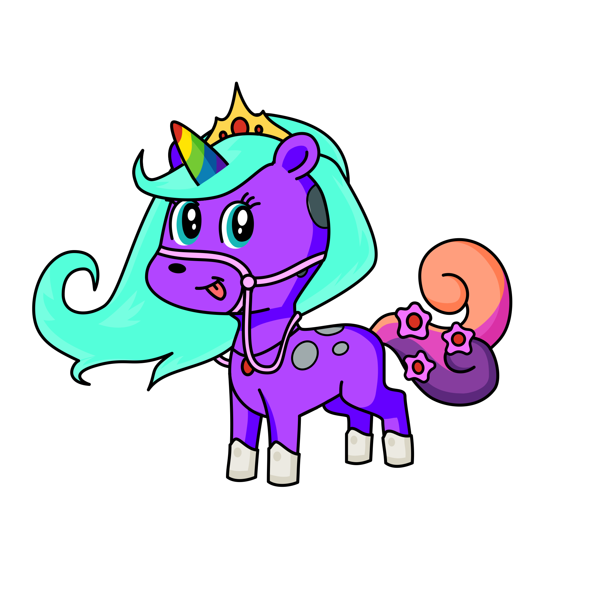 Speckles, the unicorn