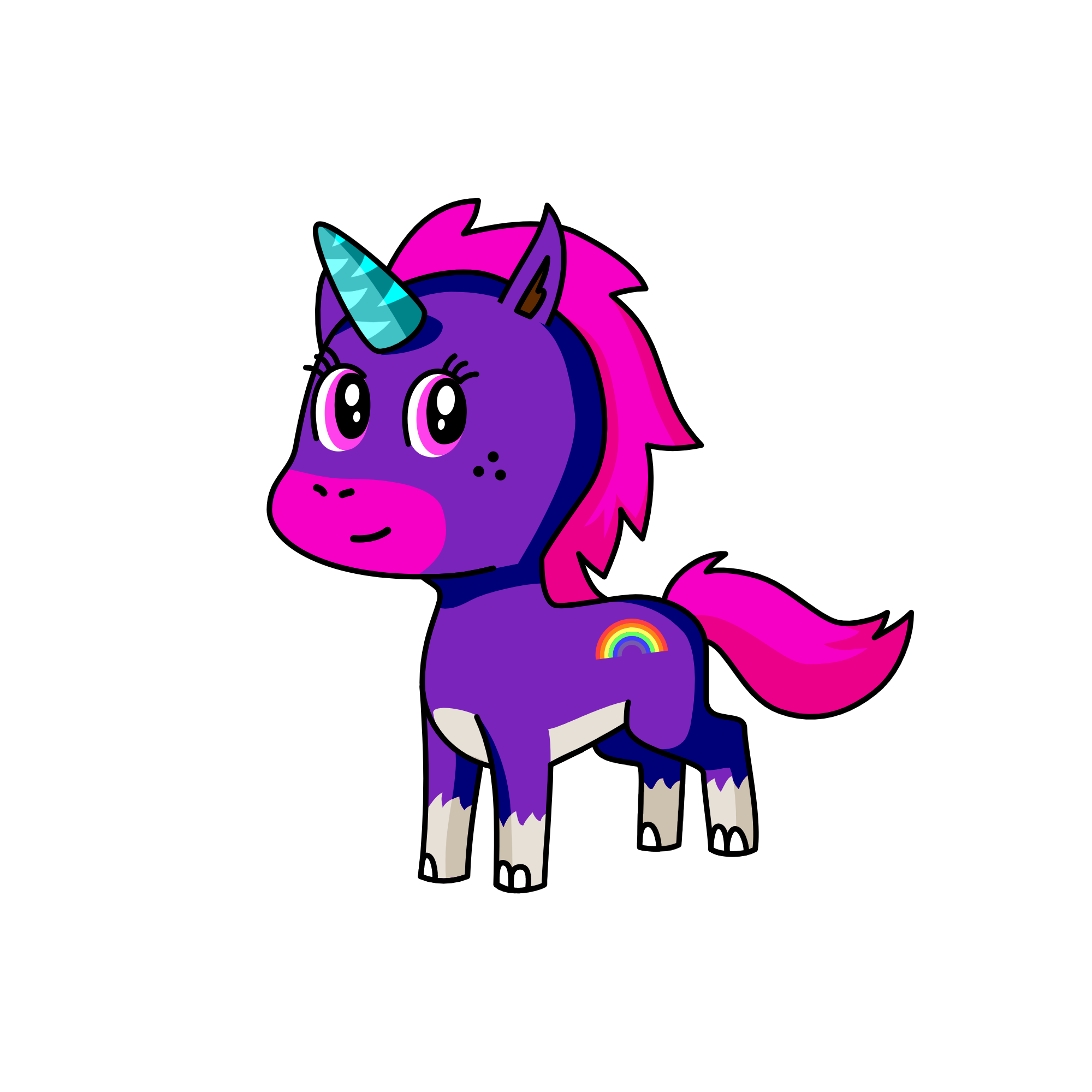 rainbow, the unicorn
