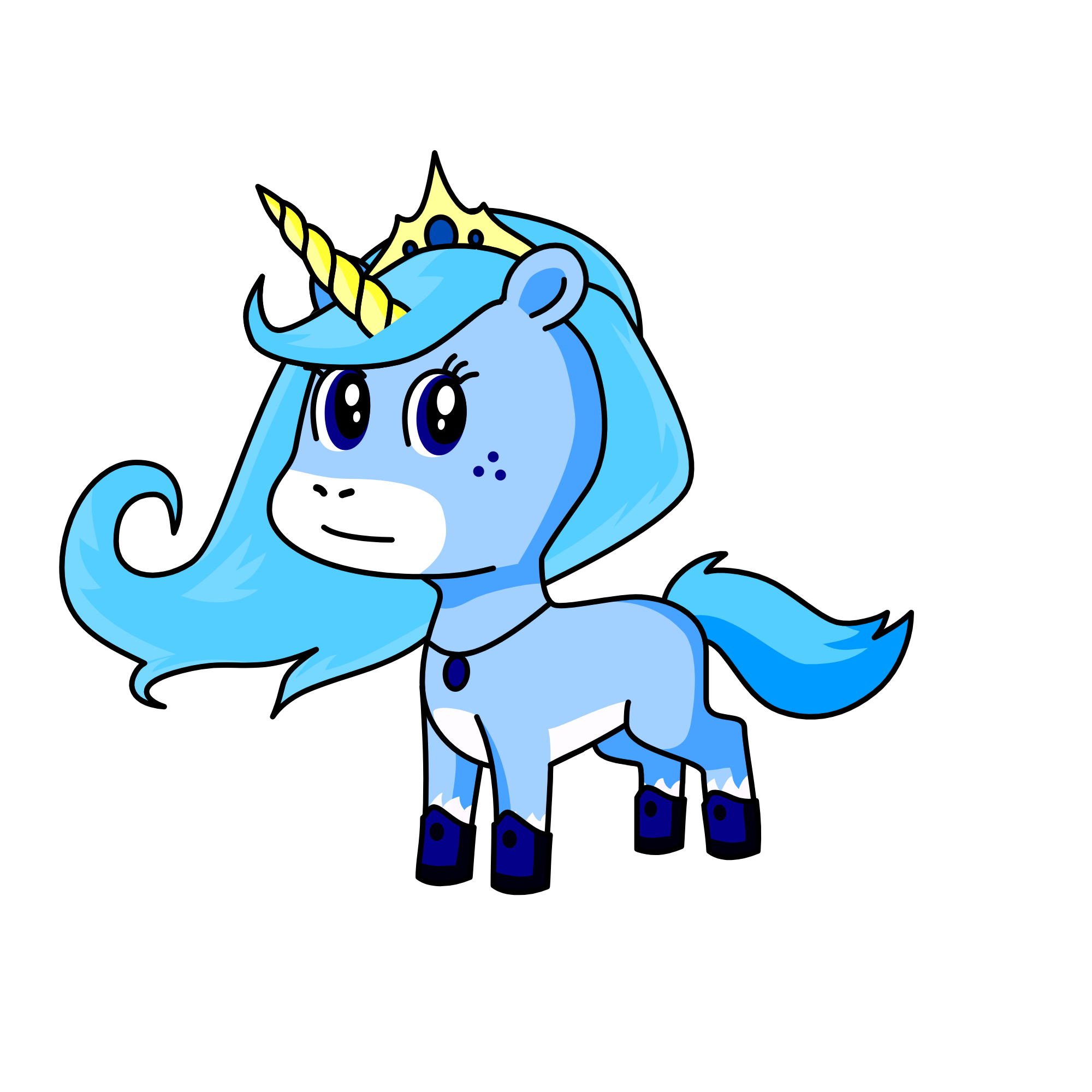 Sky, the unicorn