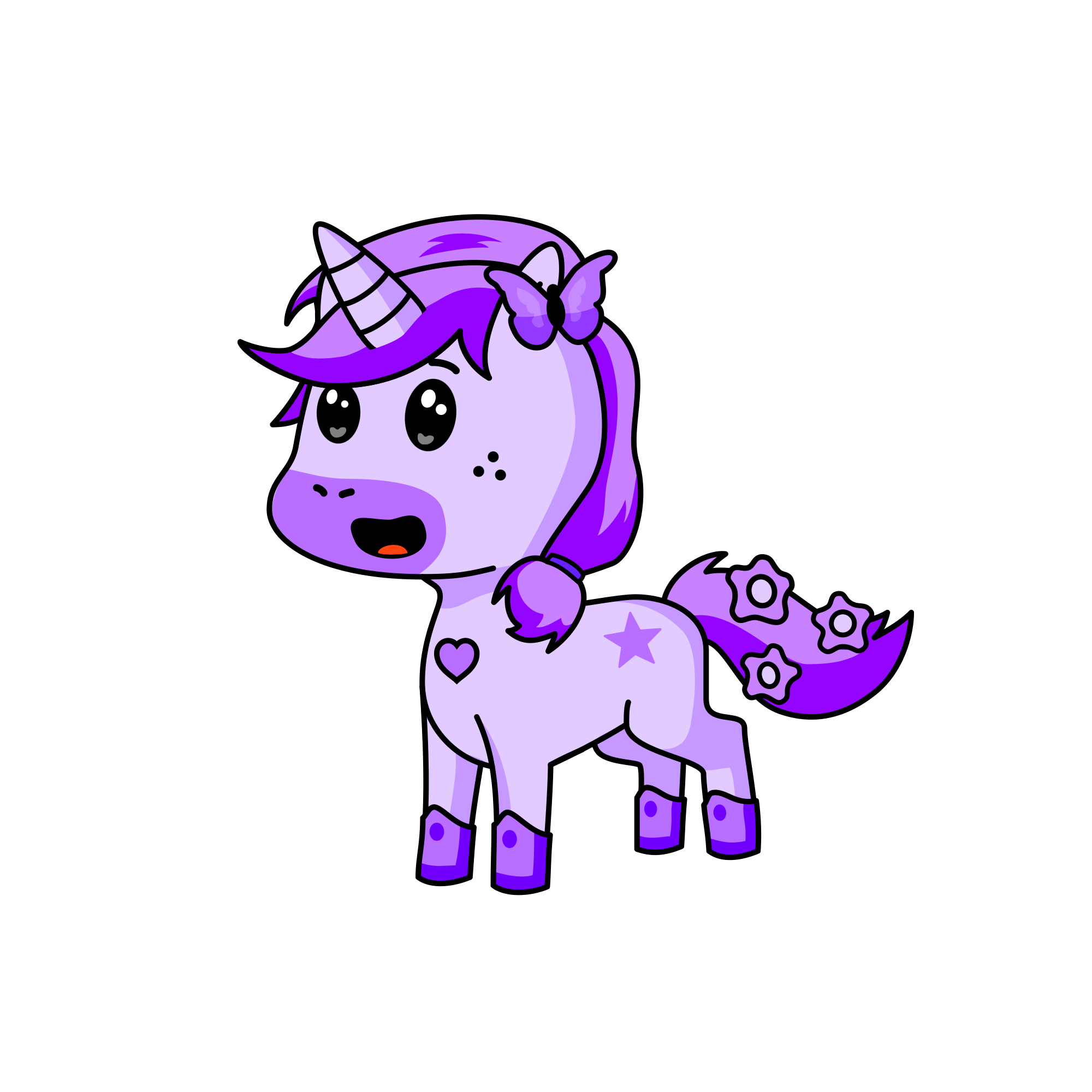 Gabby, the unicorn