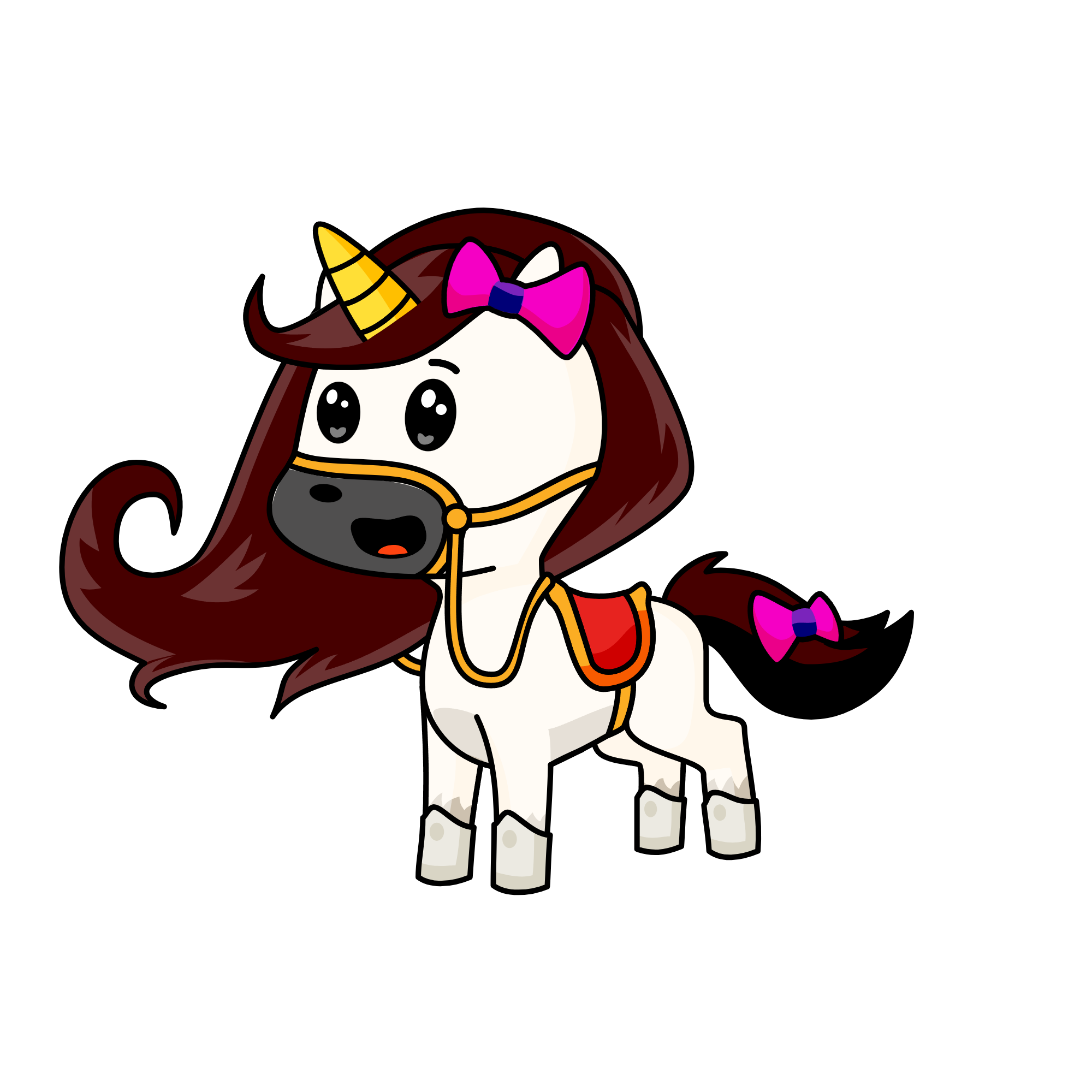 Snow Twiniyes Snowwy, the unicorn