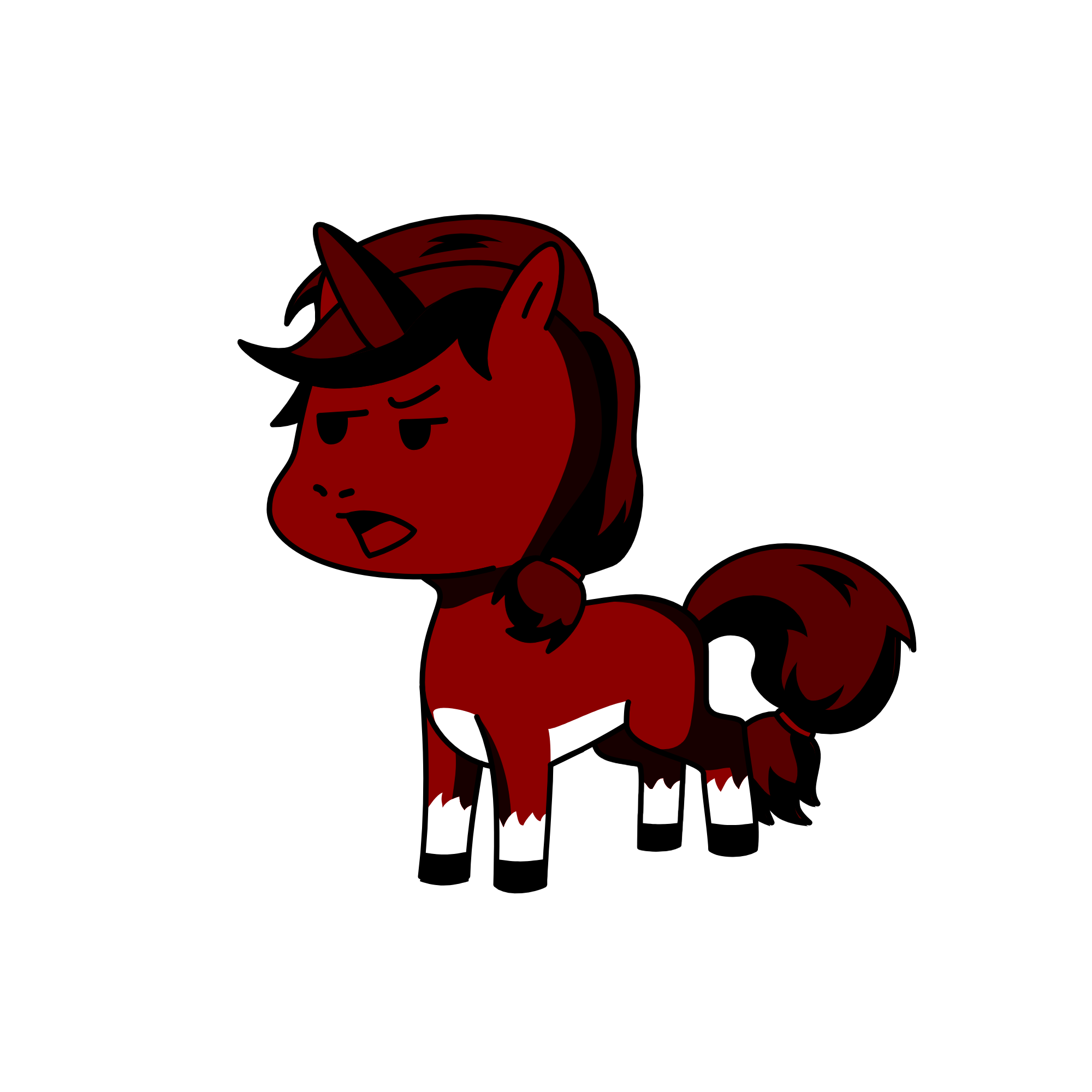 Horse, the unicorn
