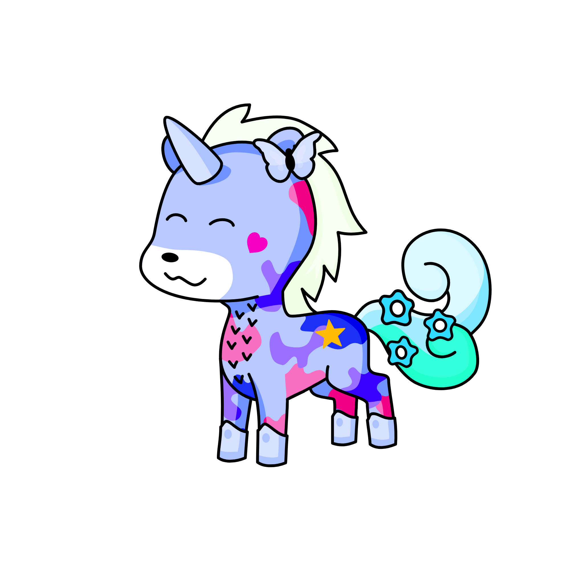 april, the unicorn
