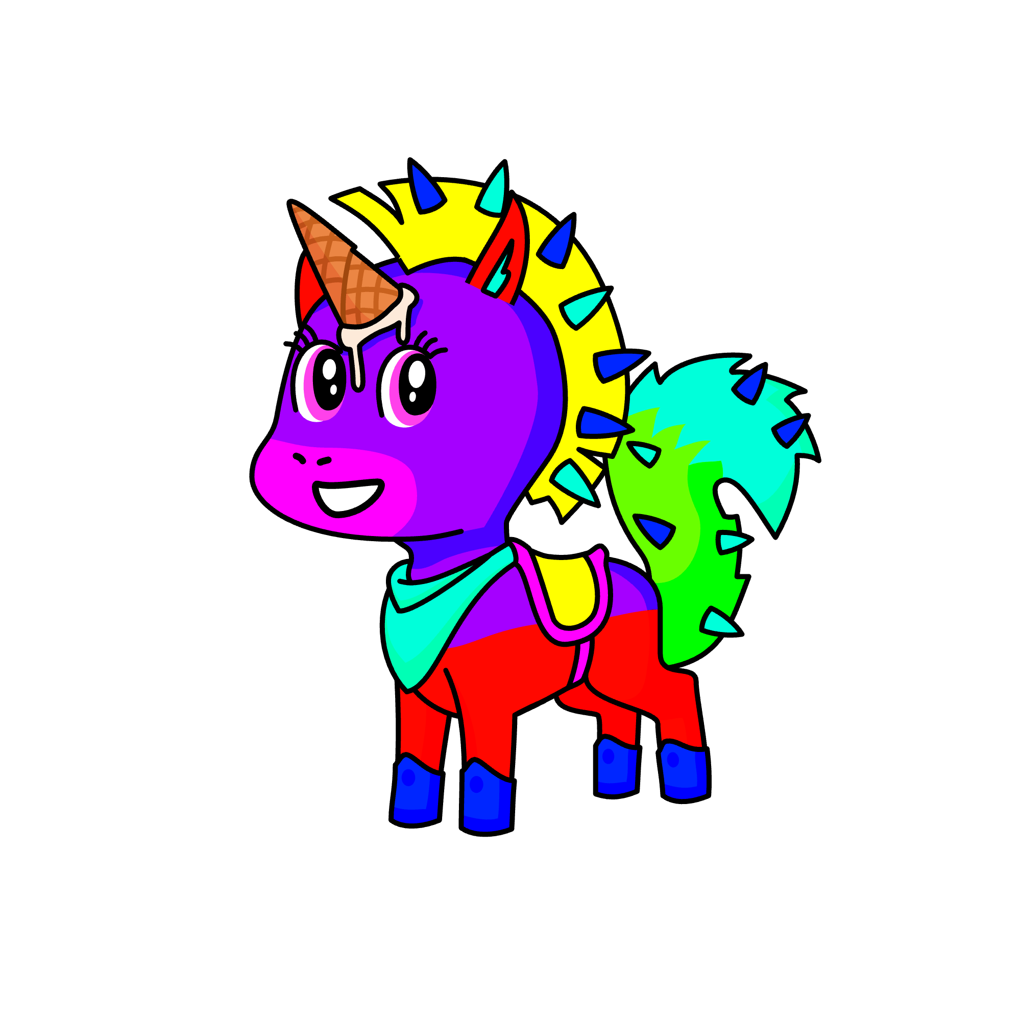 NEON, the unicorn
