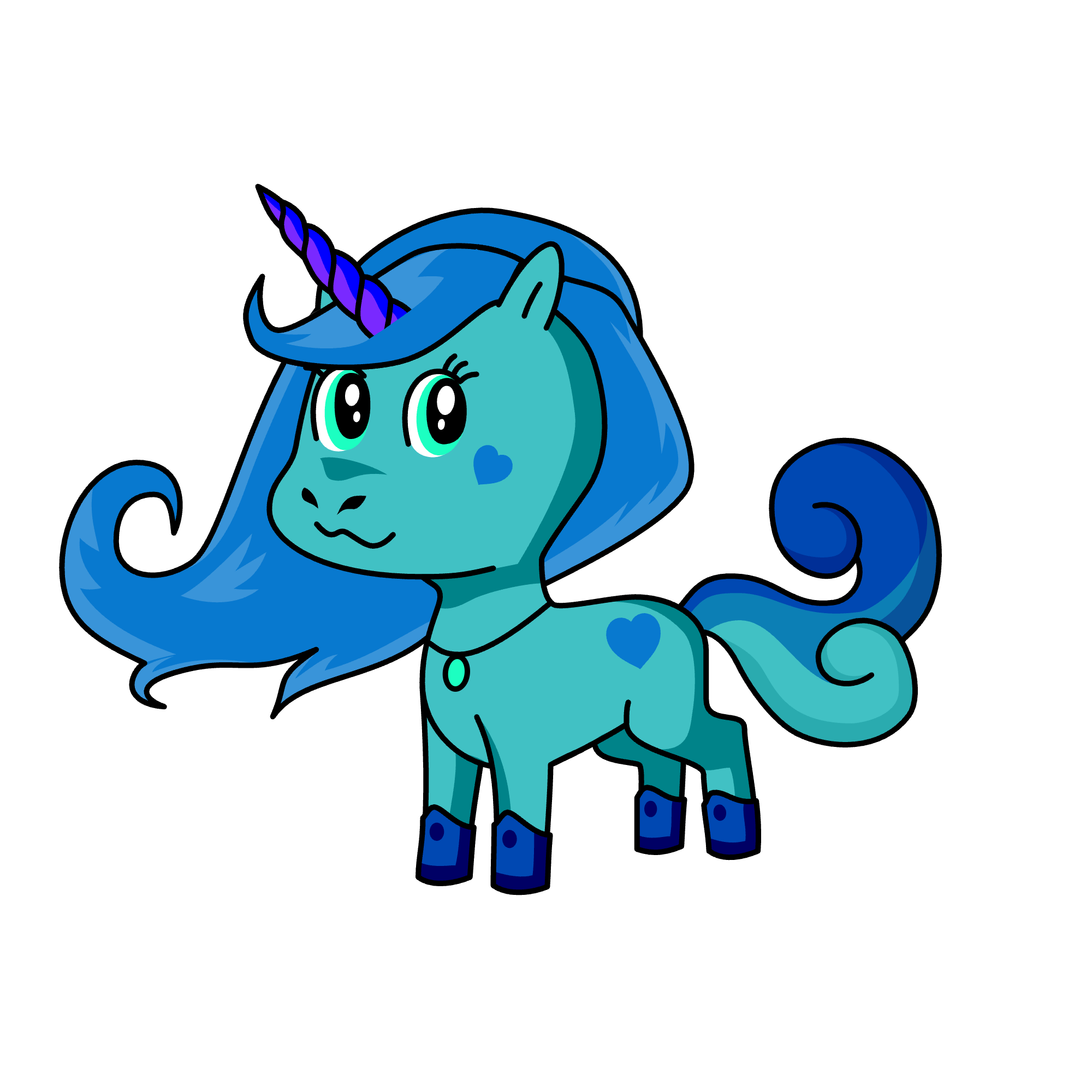 Sky, the unicorn