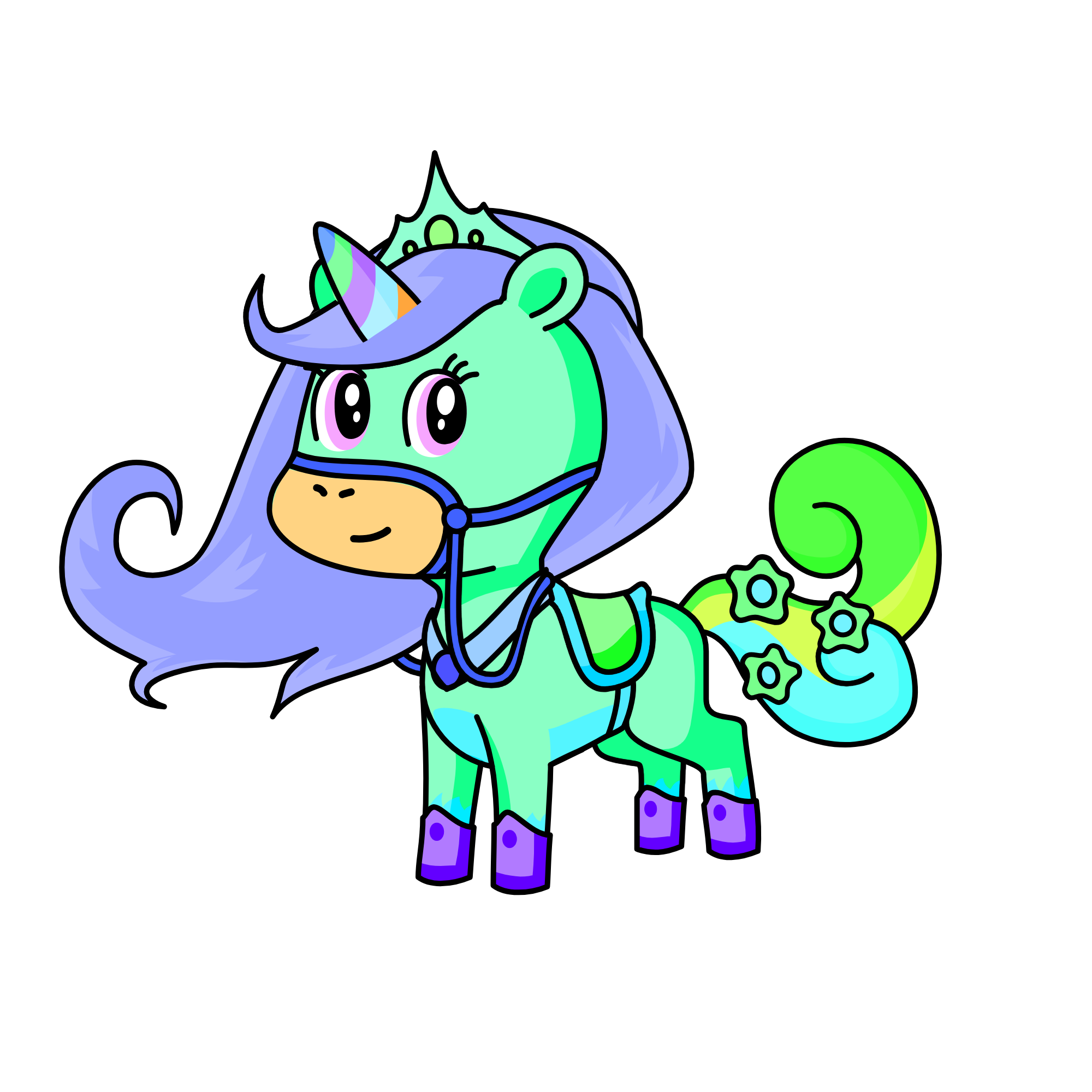 cream, the unicorn