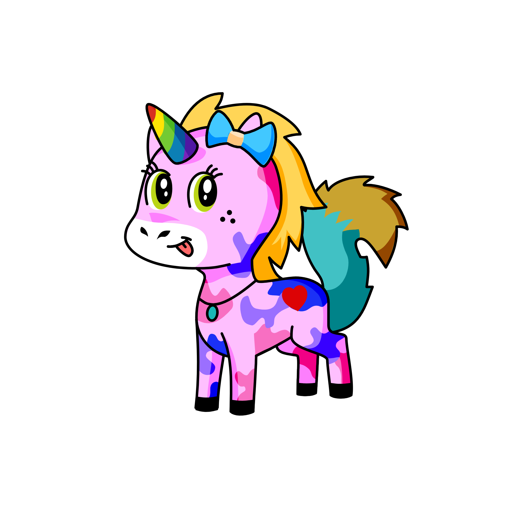 Parìn , the unicorn