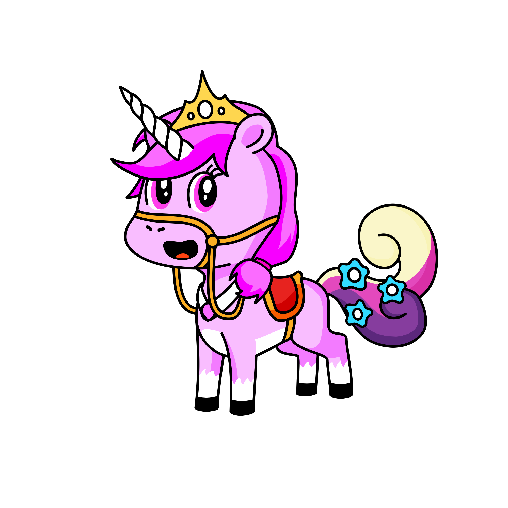 Princess Pretty, the unicorn