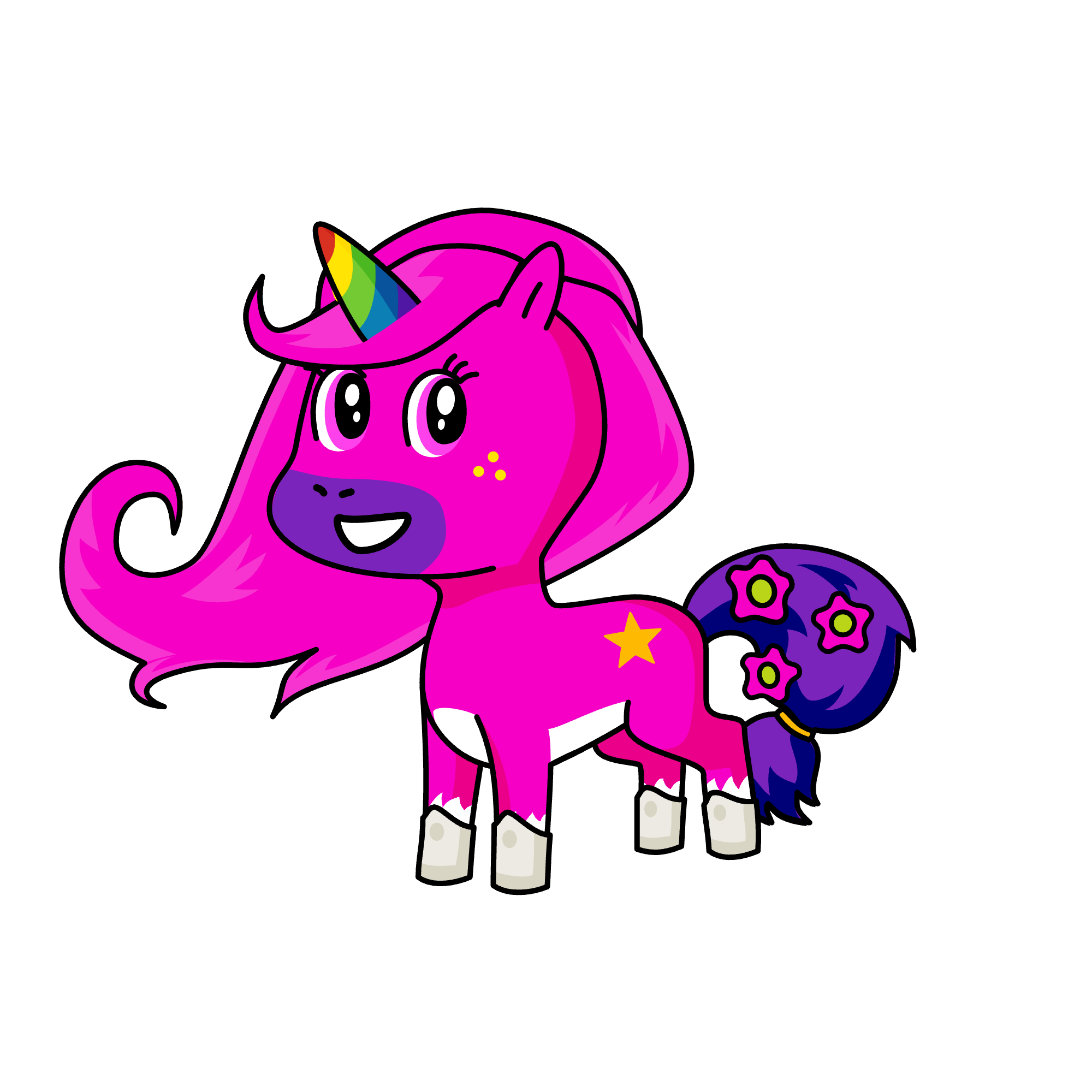 Manchitas, the unicorn