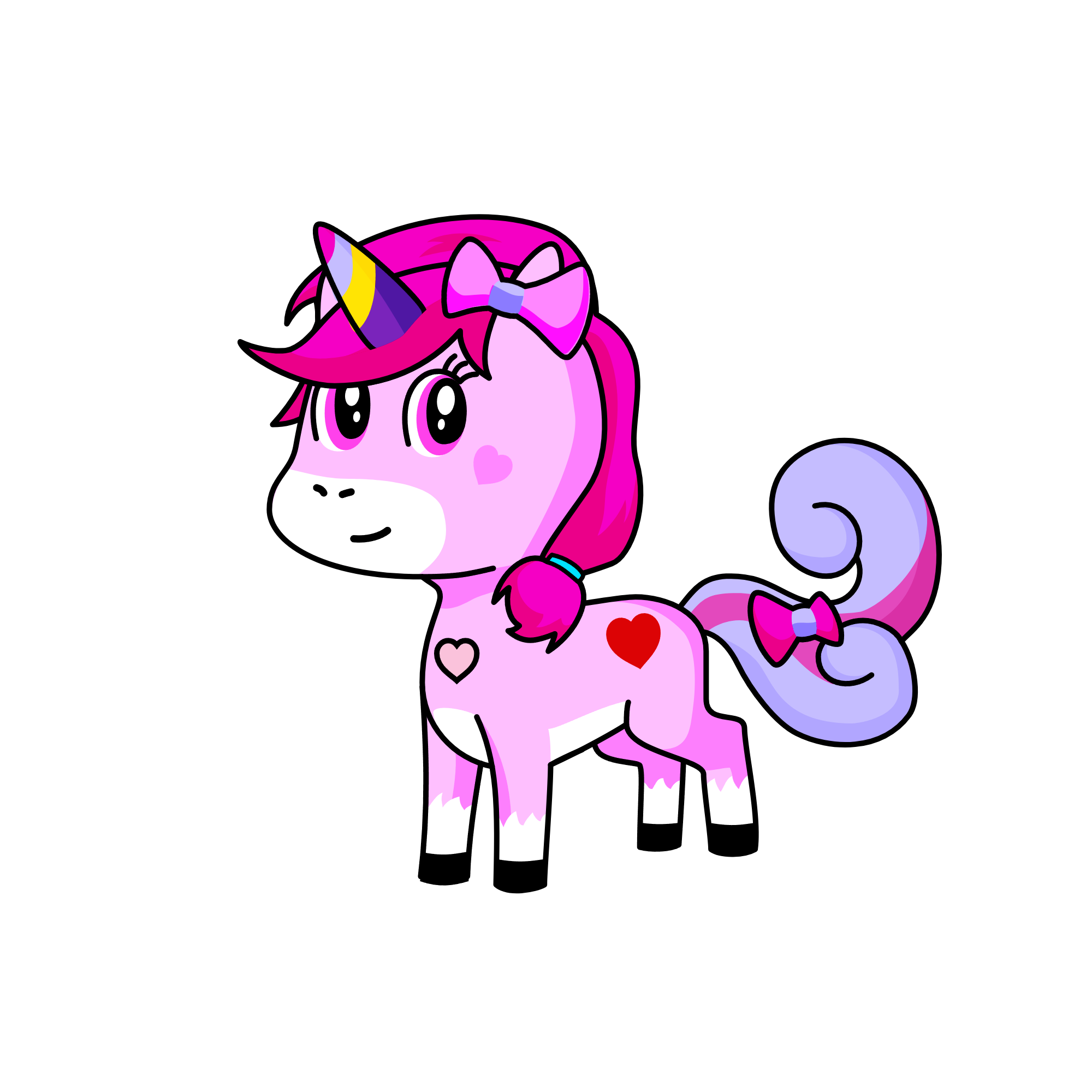 Princess Glitter Sparkles, the unicorn