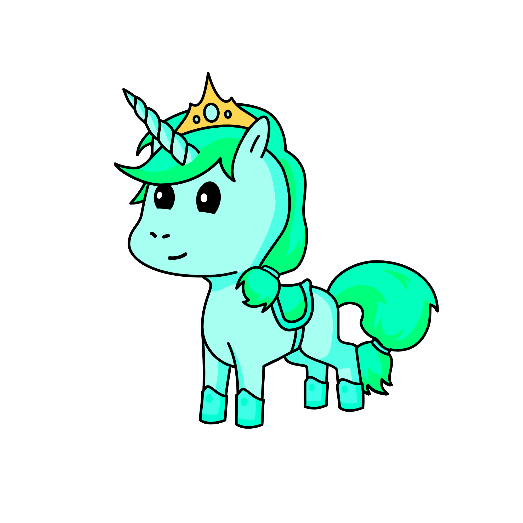 minty, the unicorn
