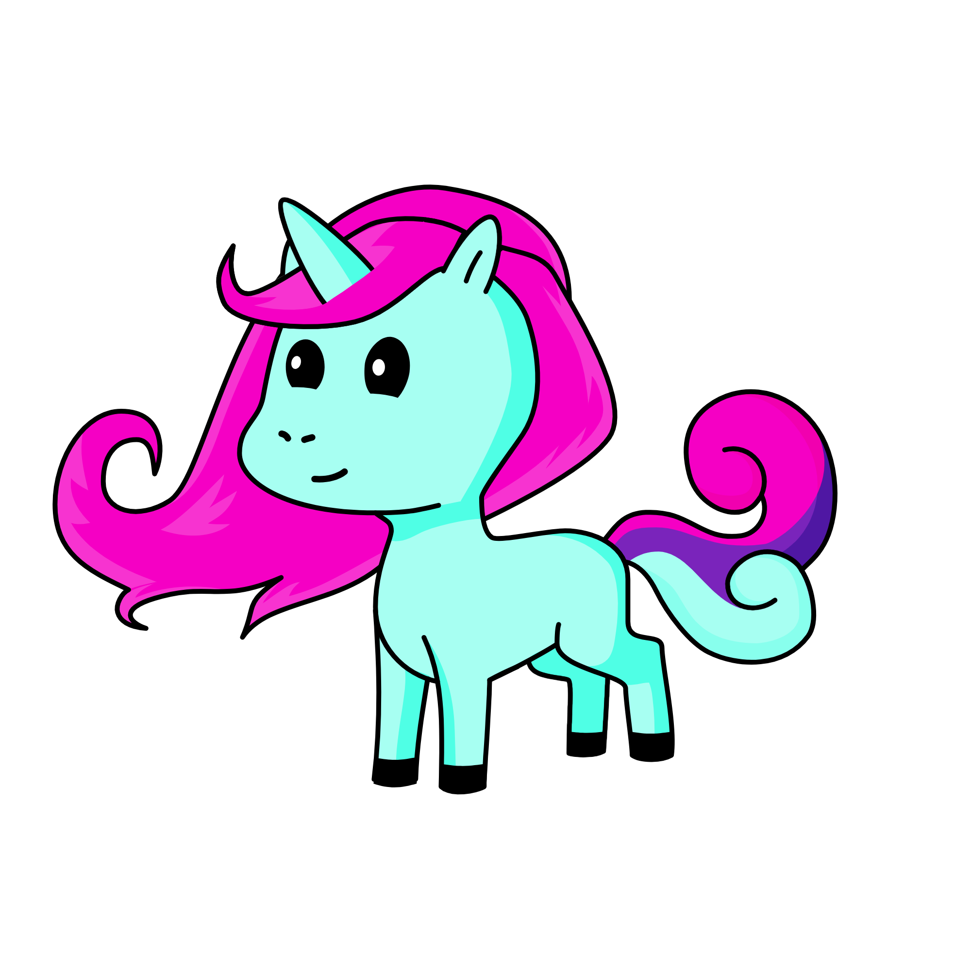 snow white, the unicorn