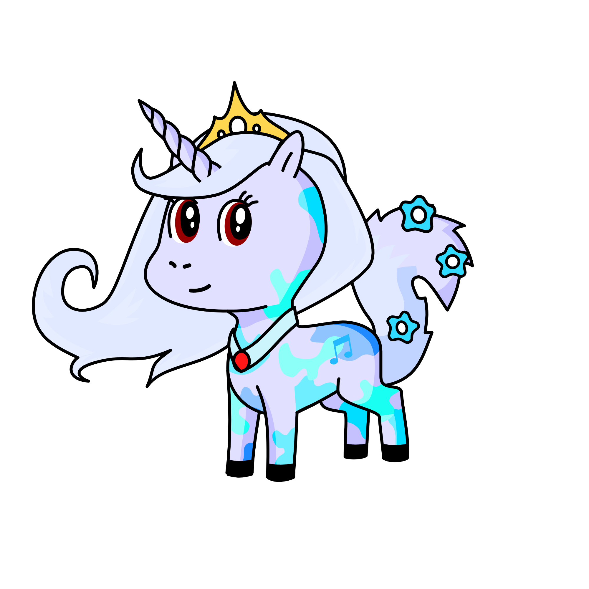 babsy baby blue, the unicorn