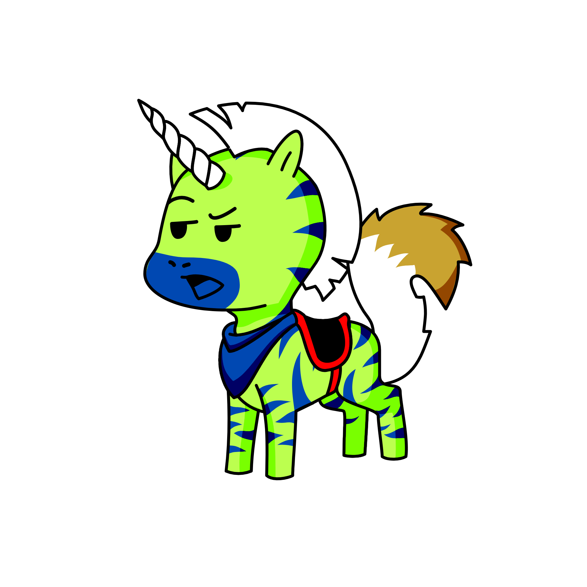 Spike, the unicorn