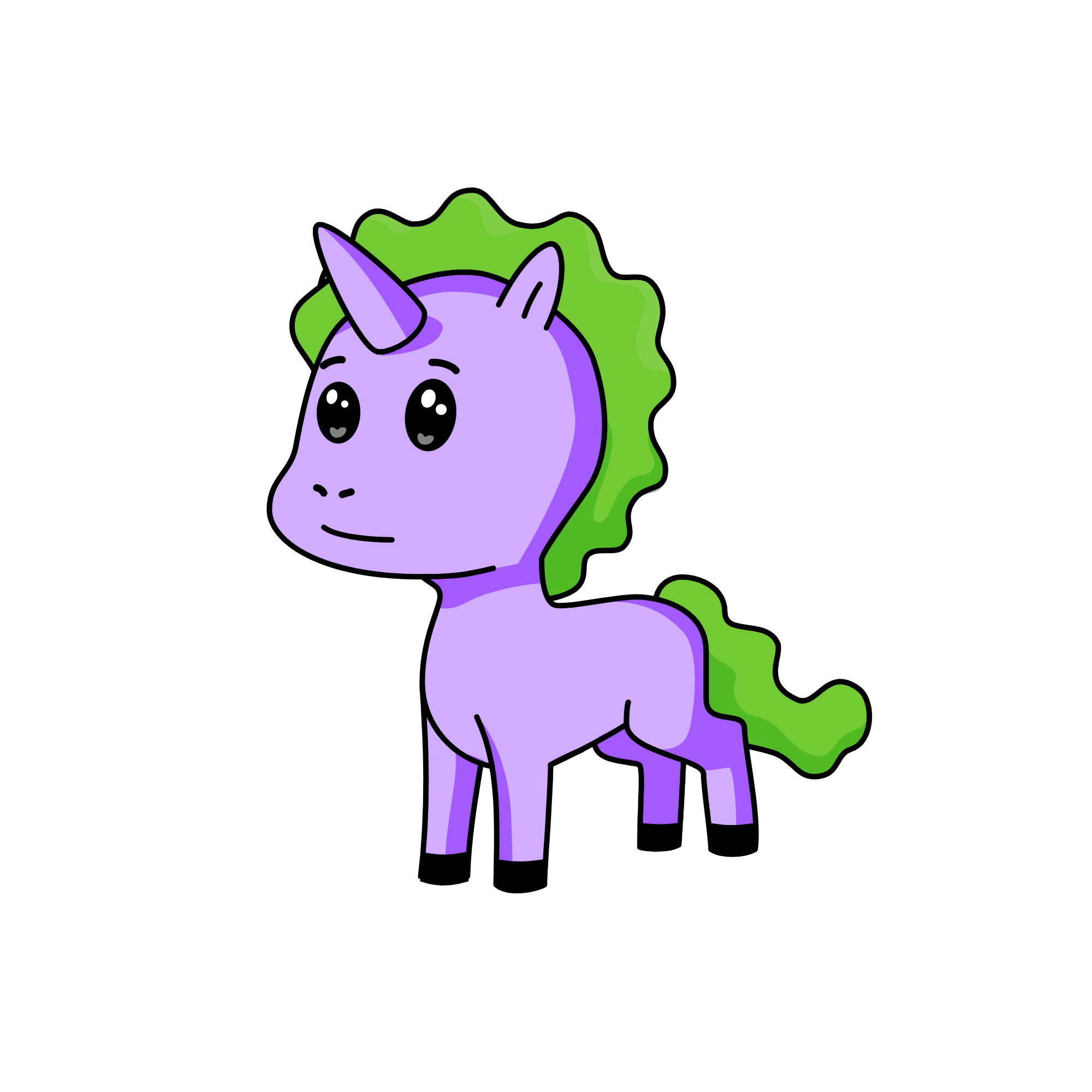Spike, the unicorn