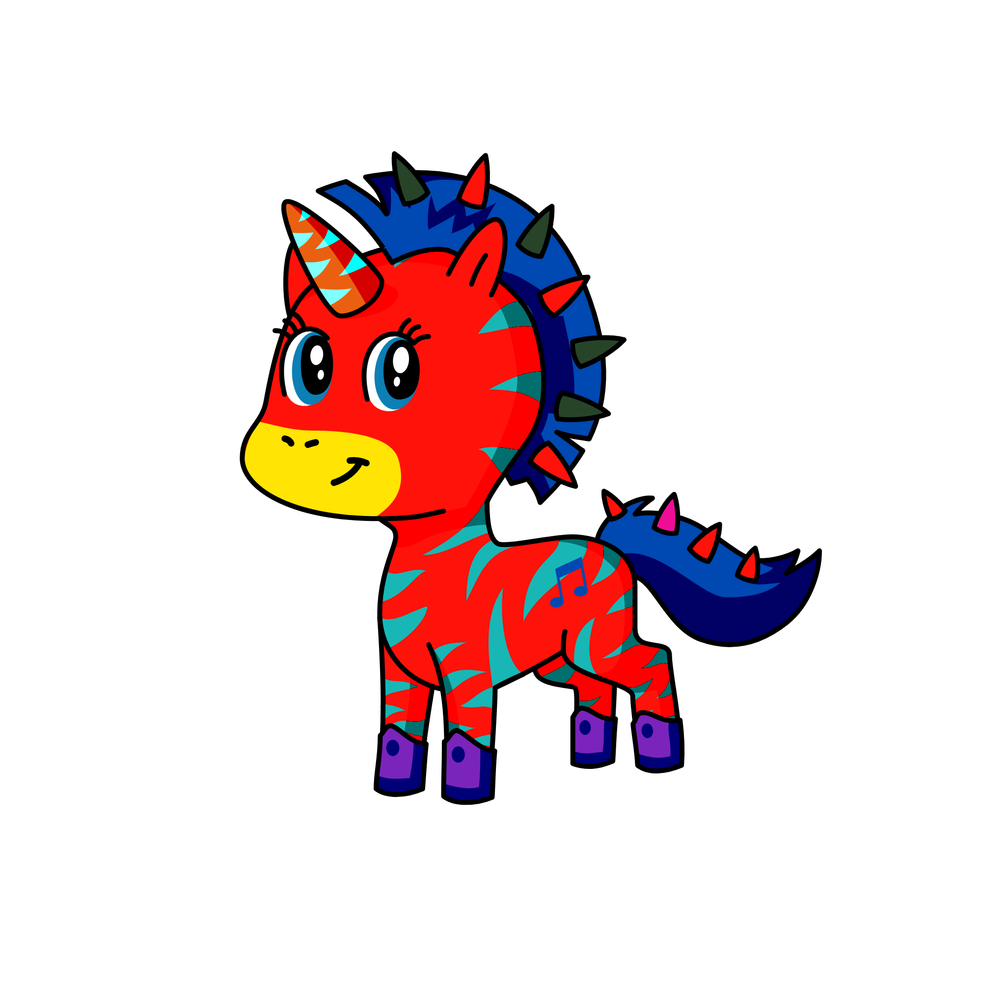 Harper, the unicorn