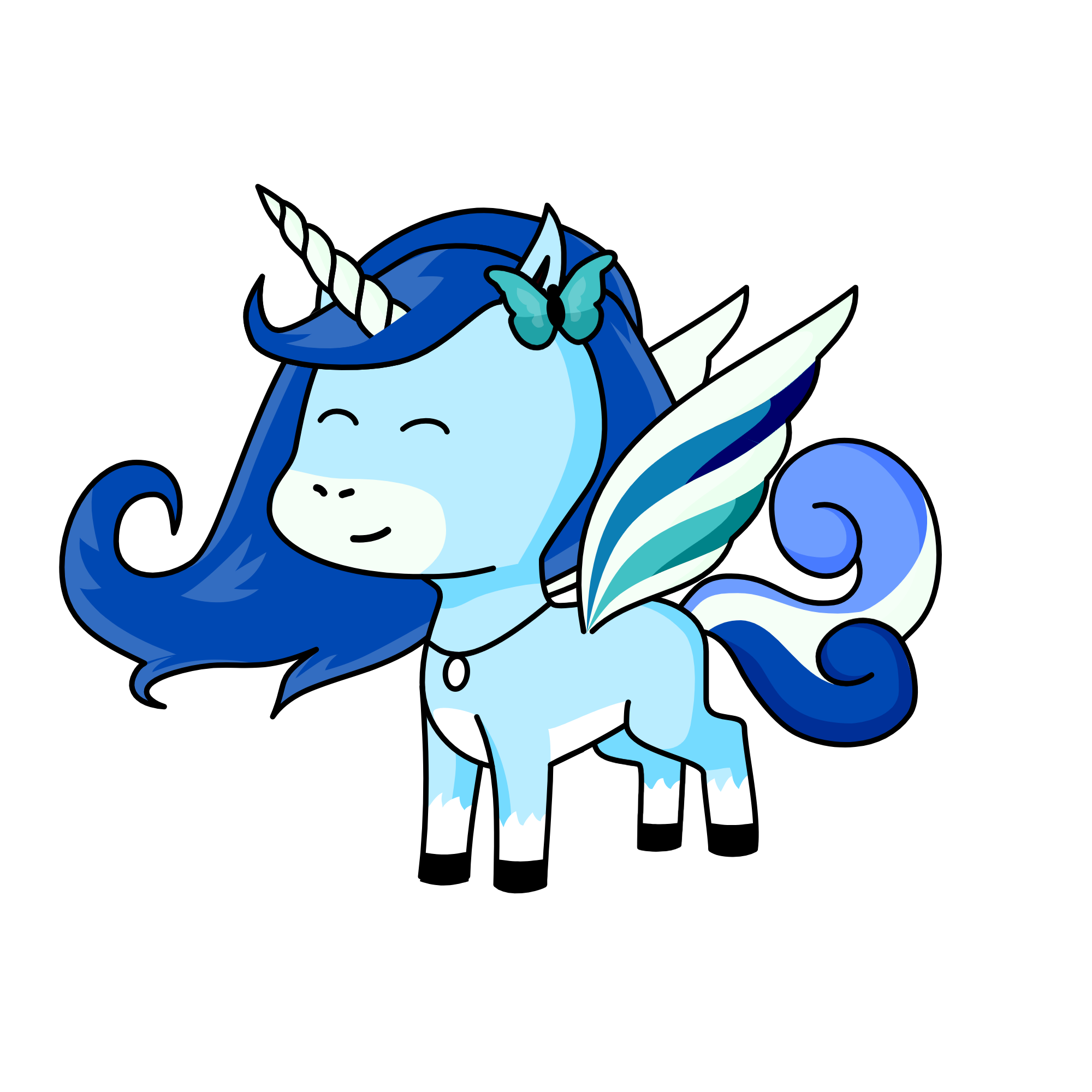 Sky, the unicorn