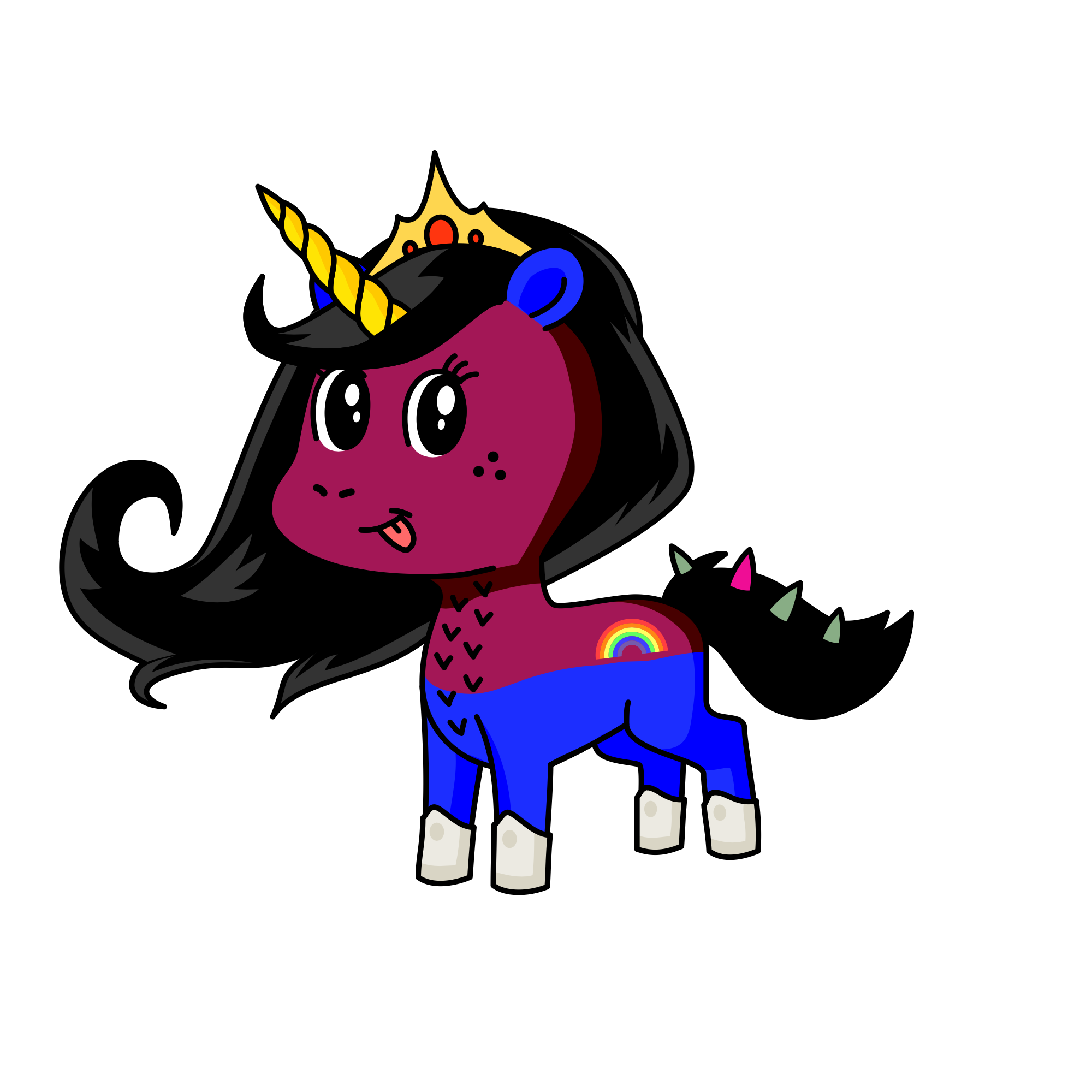 Oliva, the unicorn