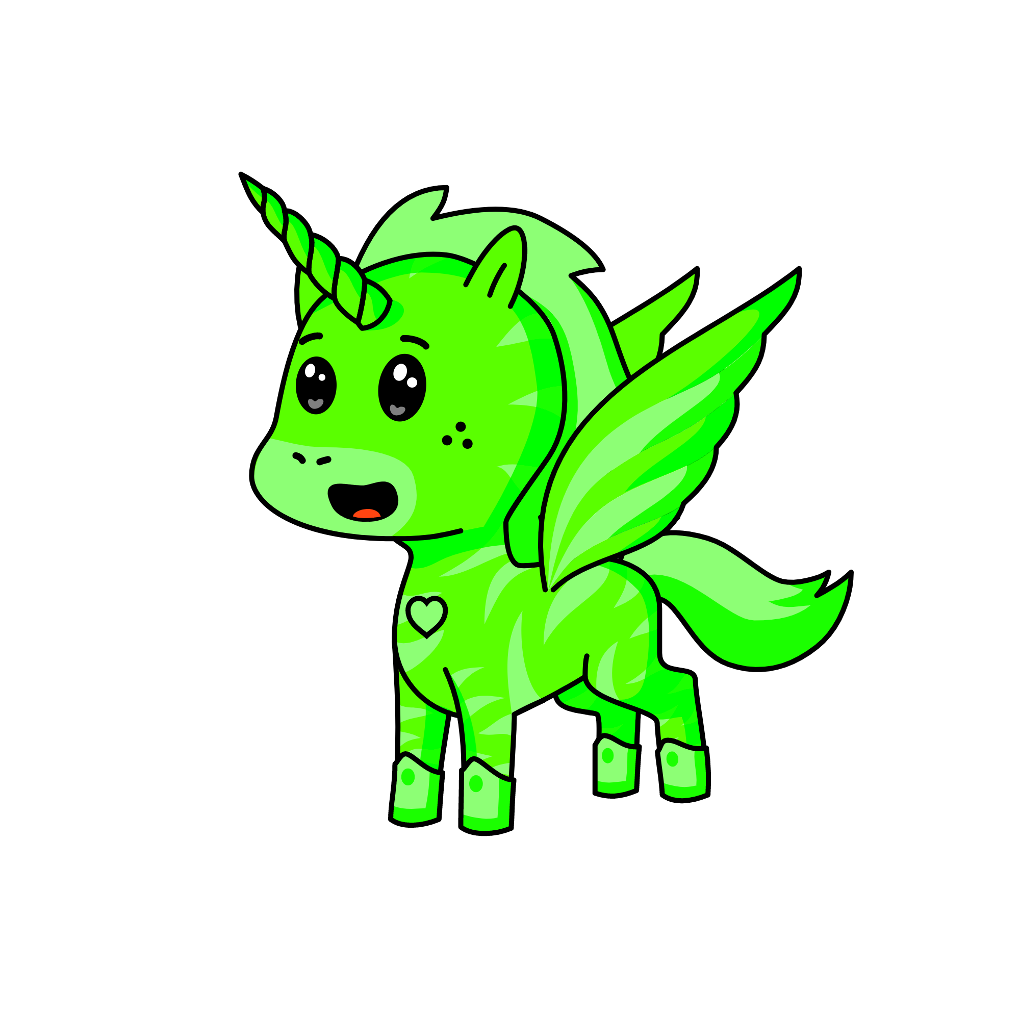 clover, the unicorn