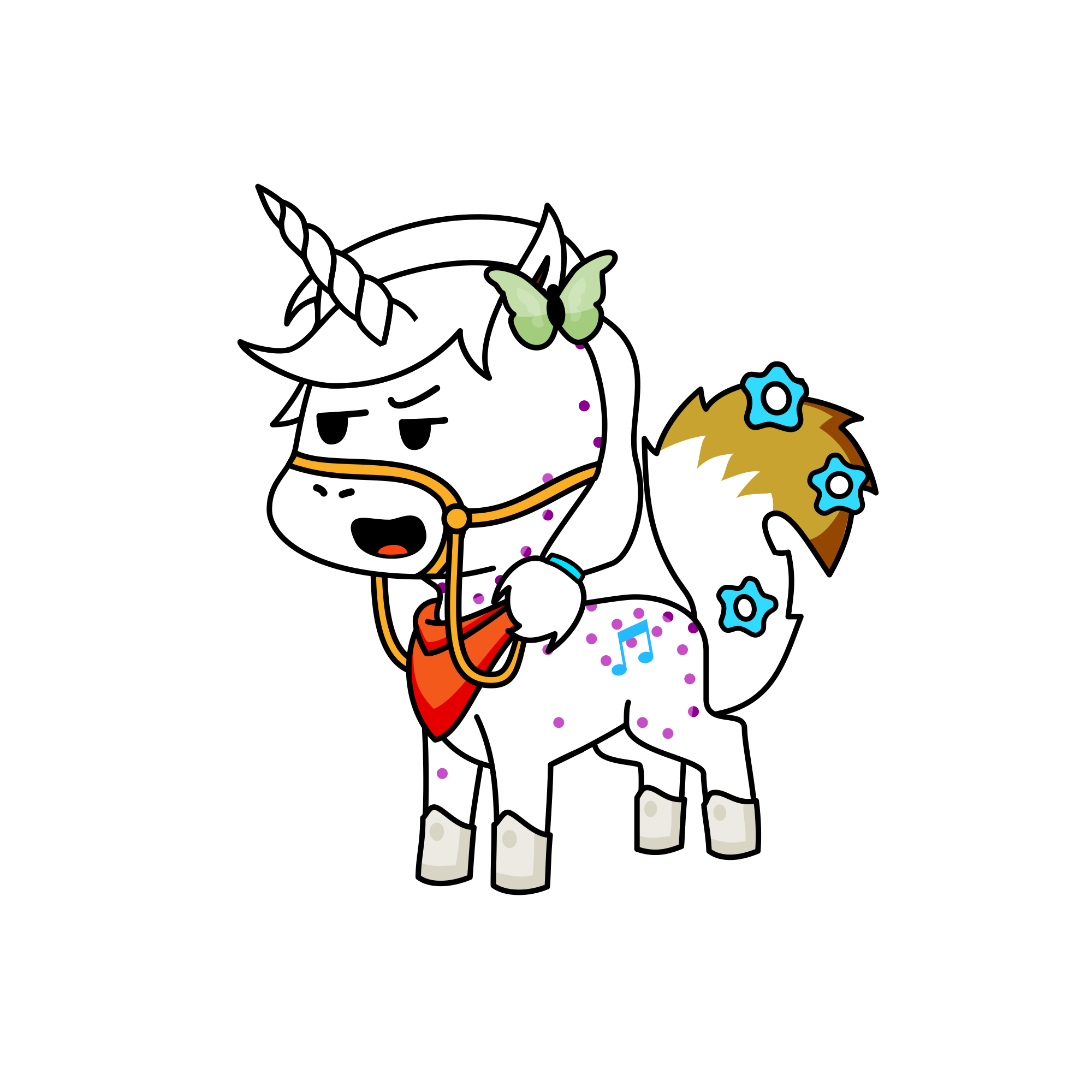 Doggy unicorn, the unicorn