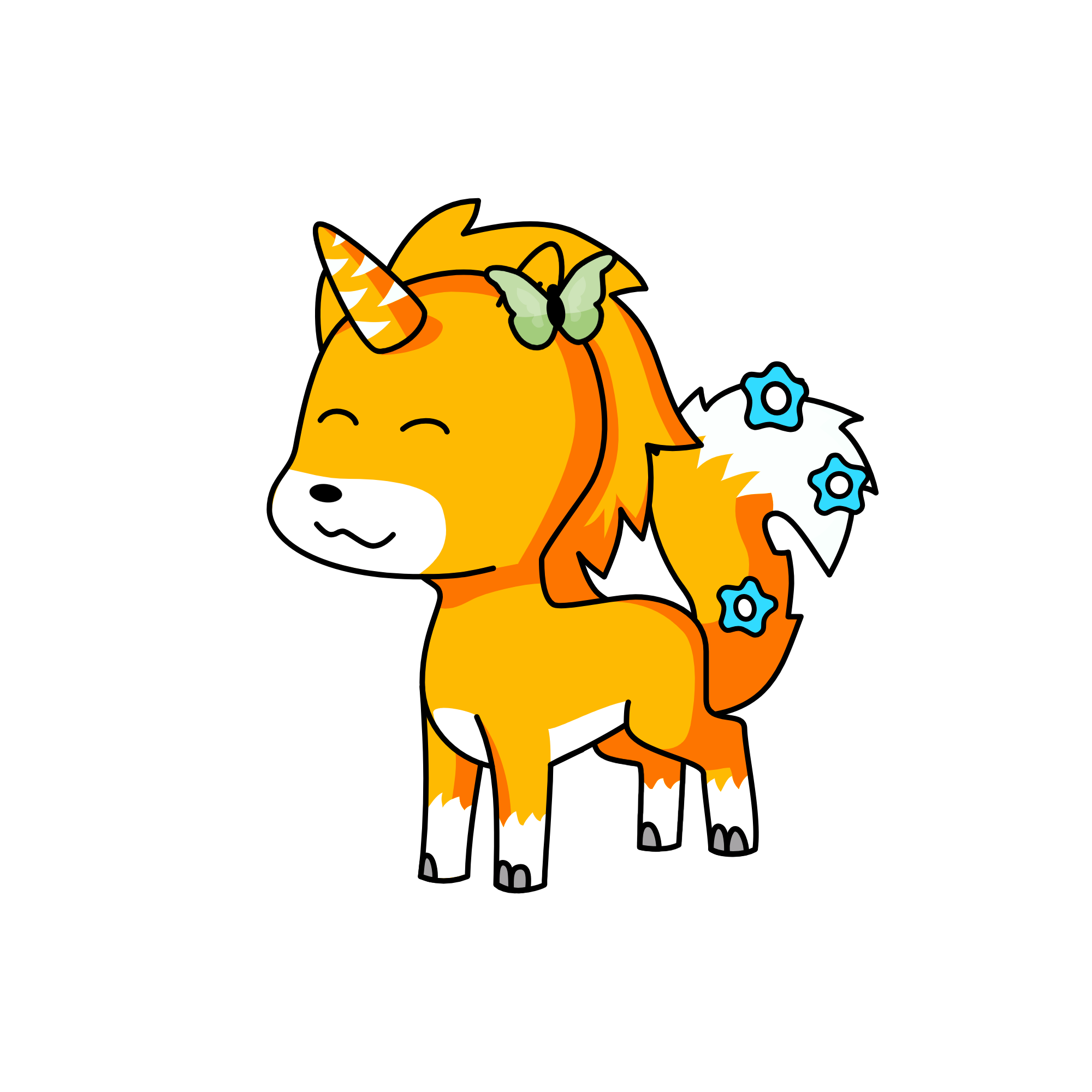 Foxy, the unicorn