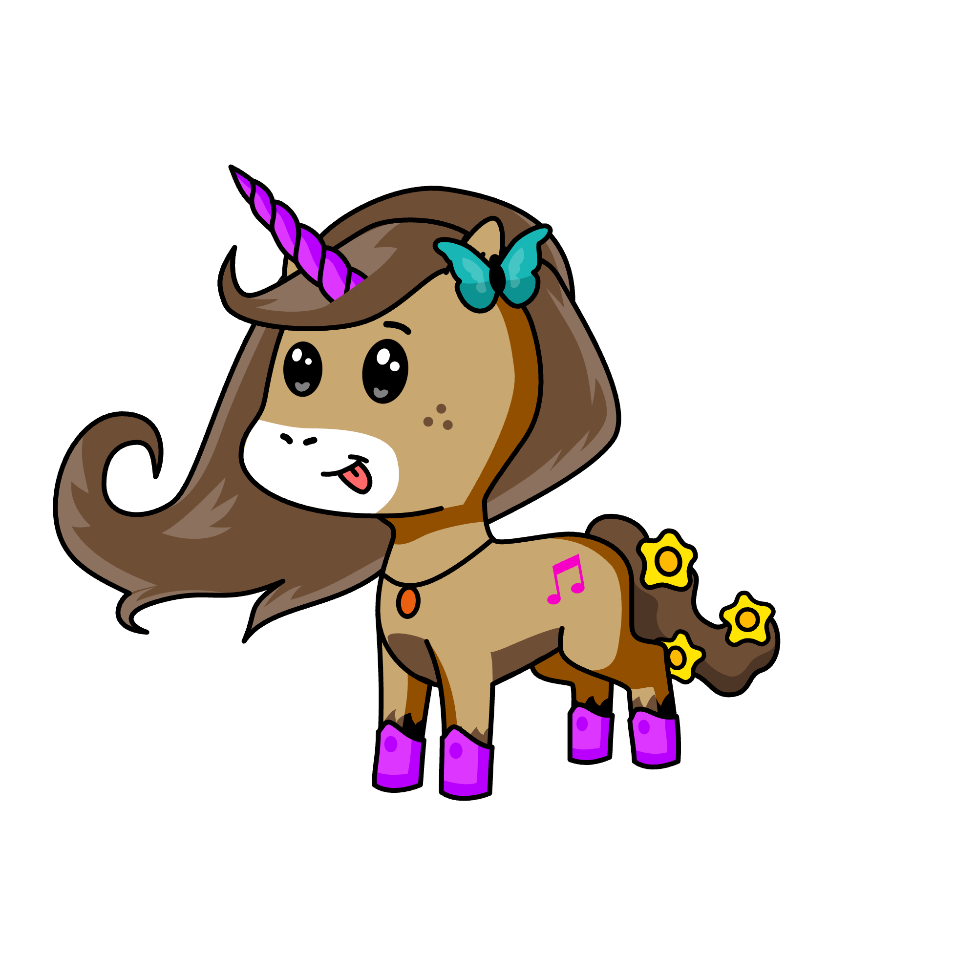 Lucy Gray, the unicorn