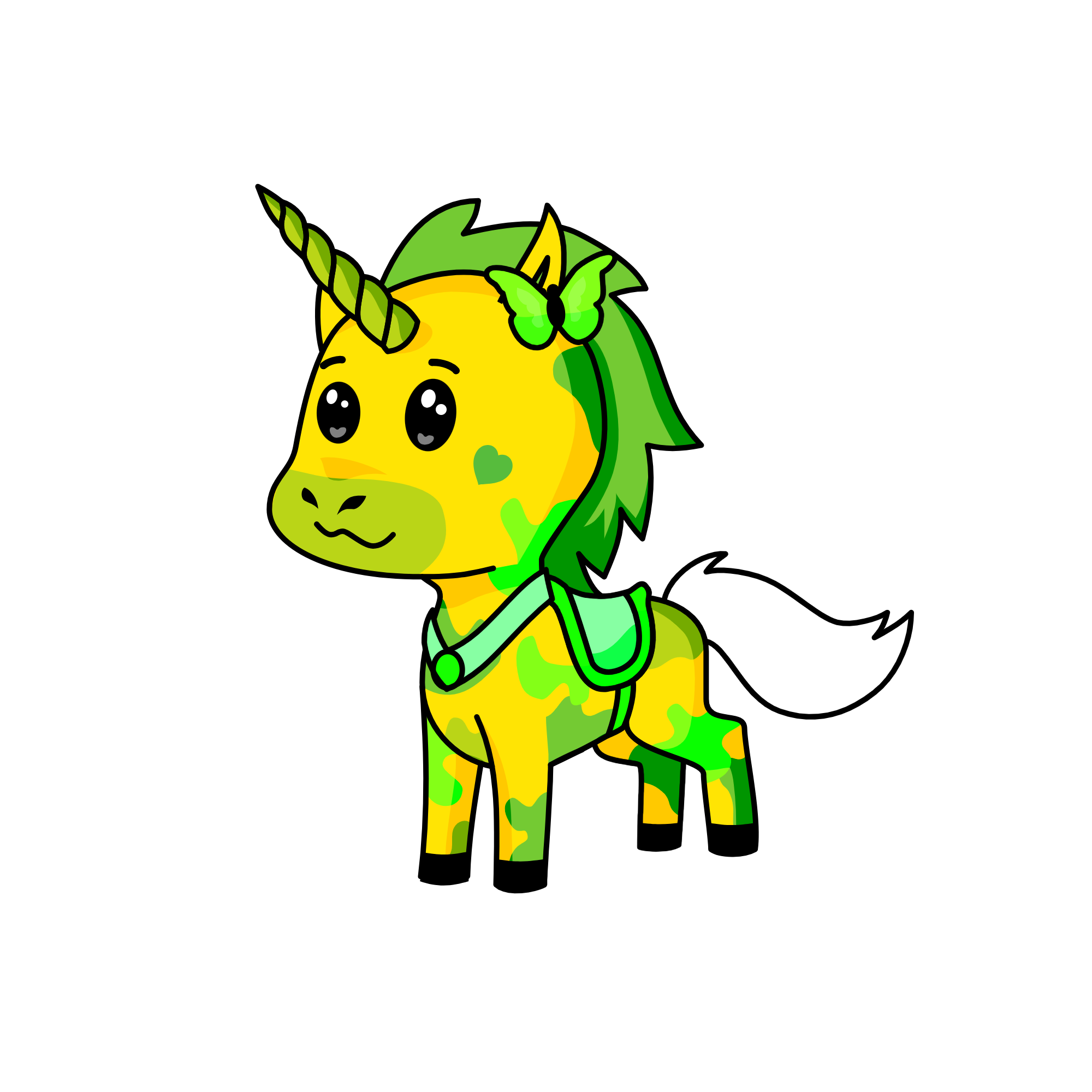 Citrus Burst, the unicorn