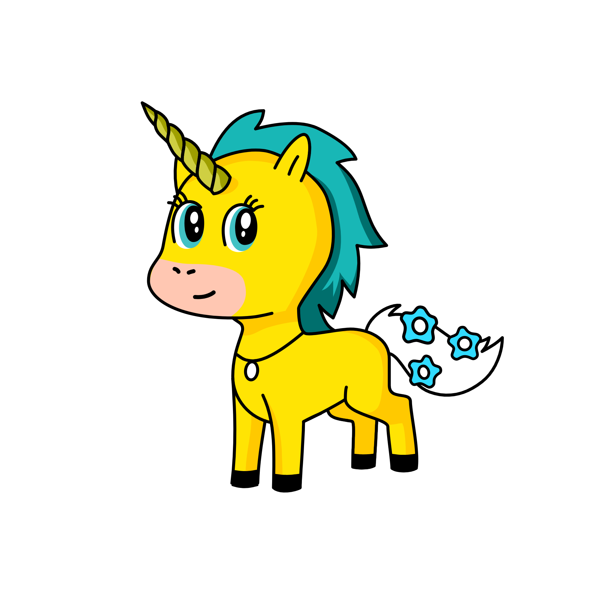 hiya, the unicorn