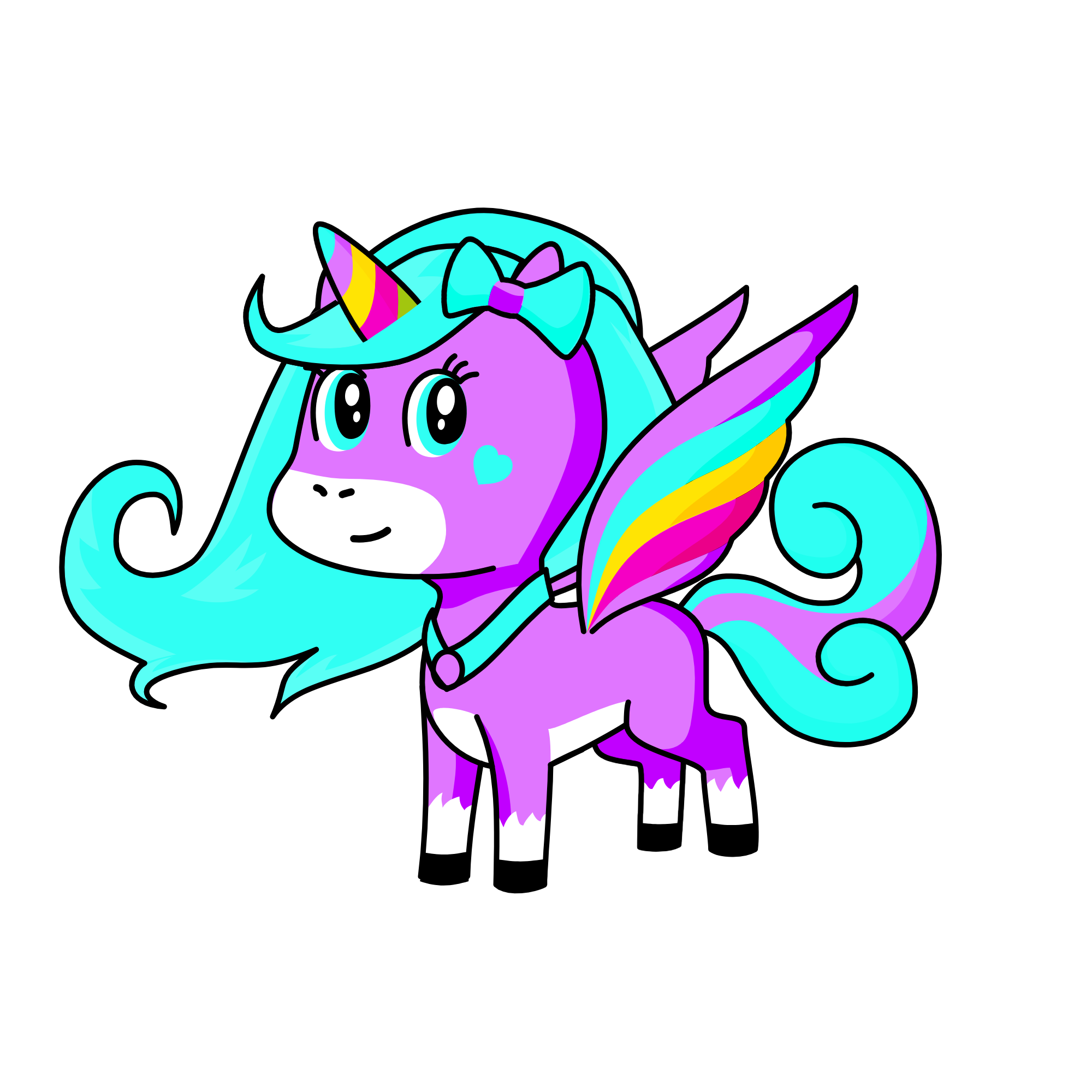 colorcorn, the unicorn