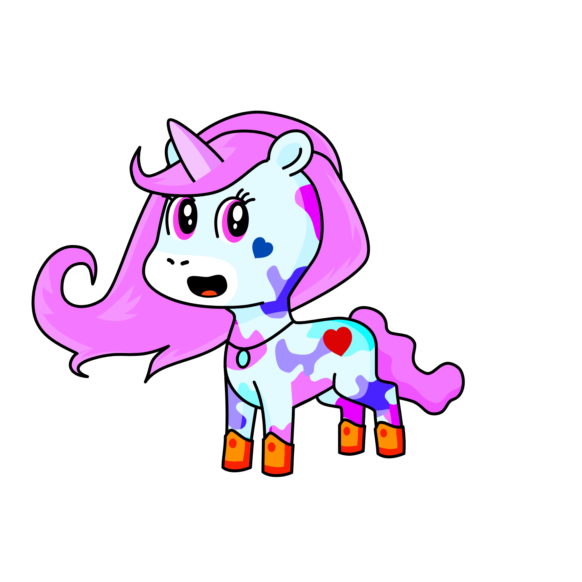 Sparkel, the unicorn