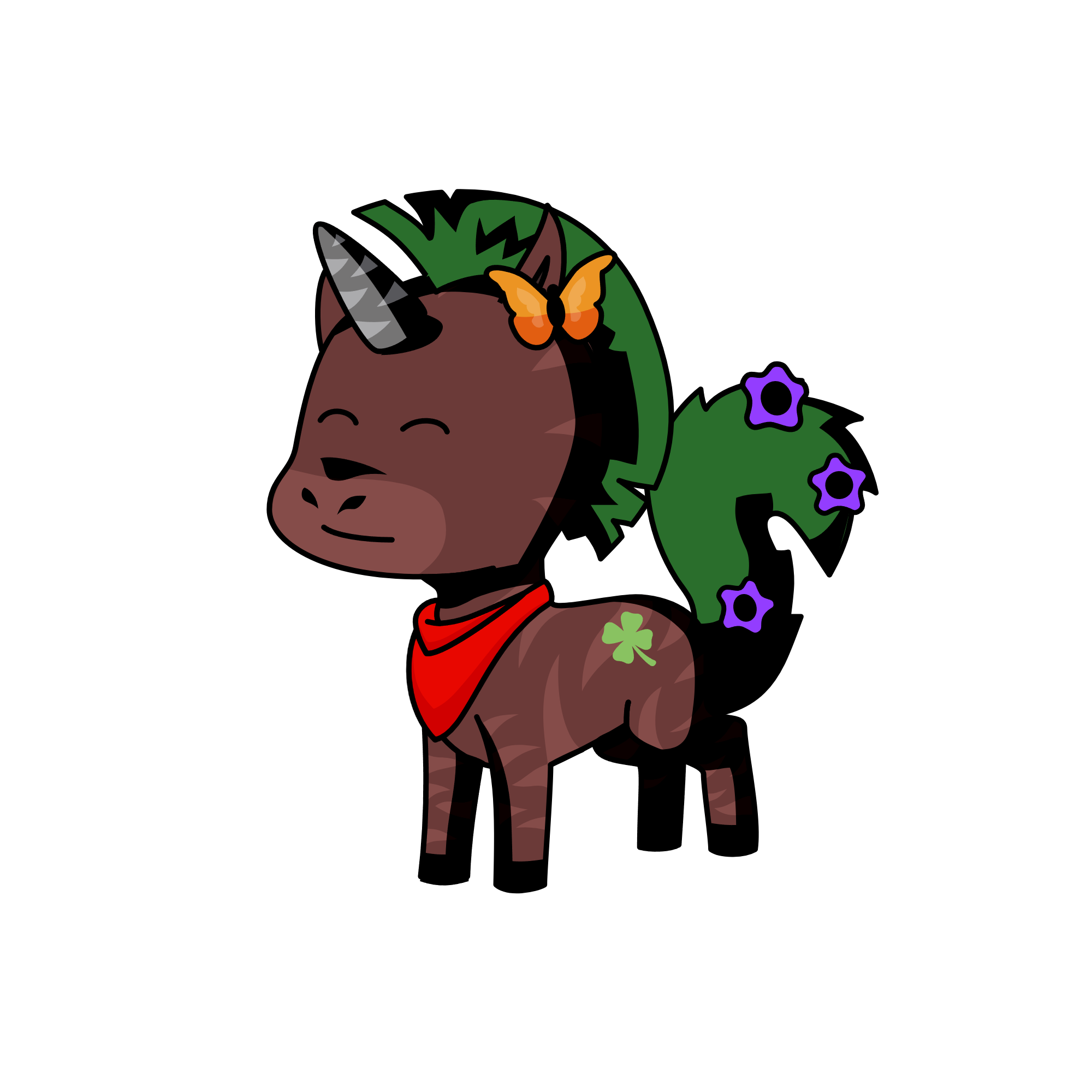 Darat ("land; ground; inland" in Indonesian), ruler of land/earth/the plants that grow from it., the unicorn