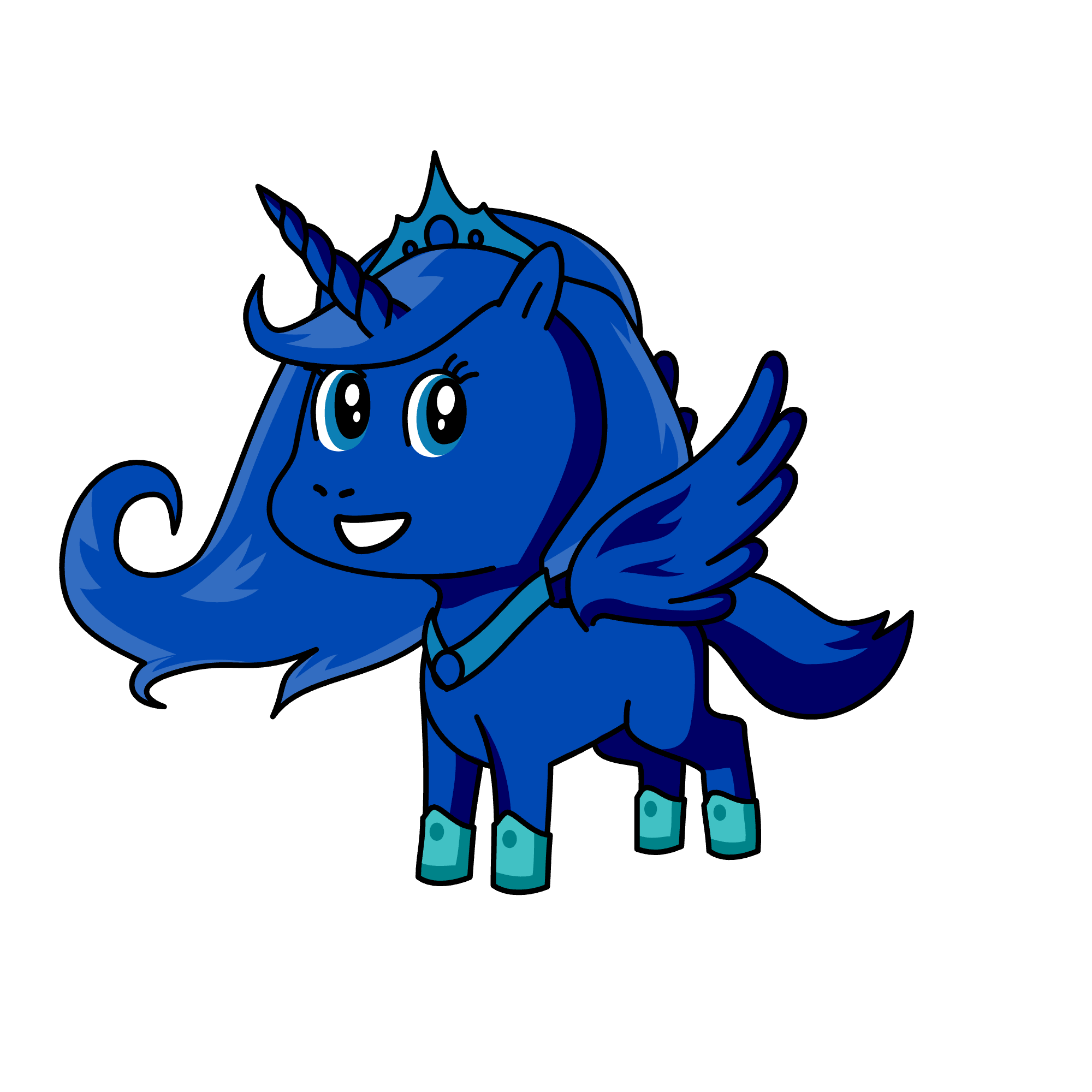 Princess Luna, the unicorn