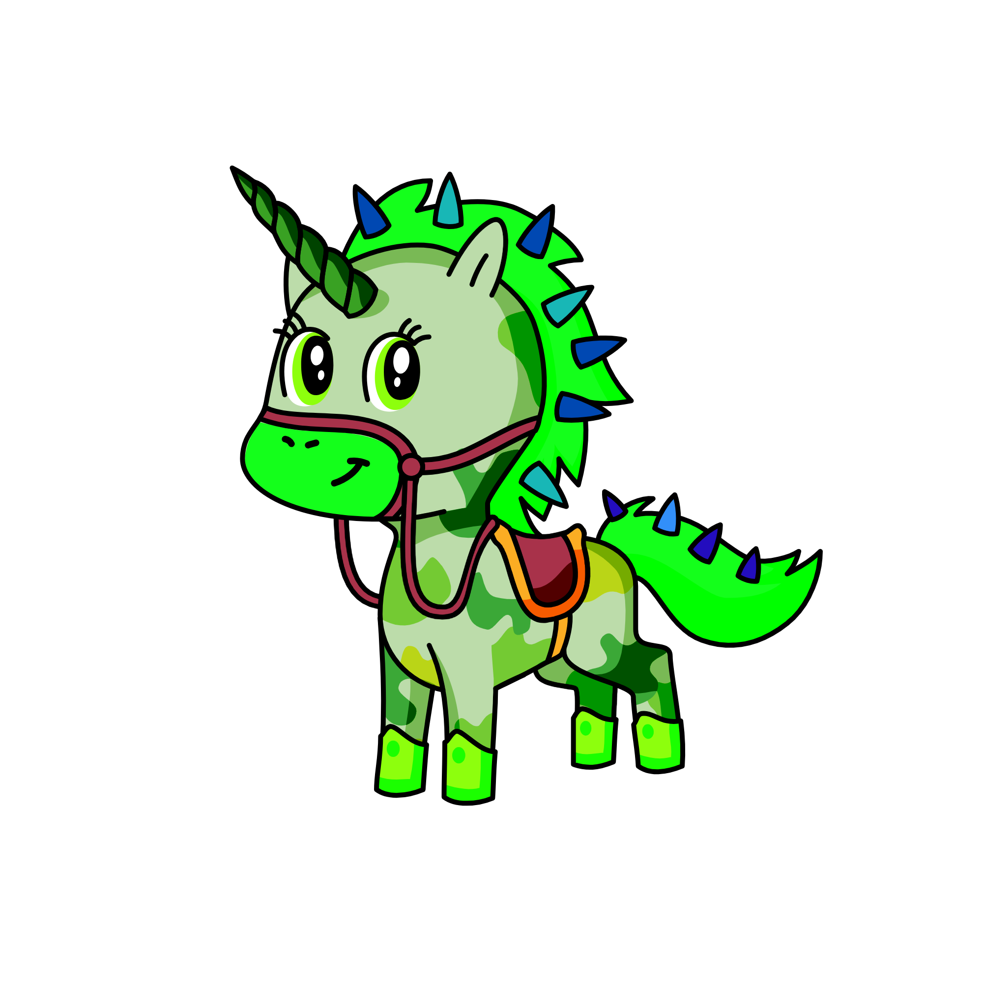 forest  woods, the unicorn