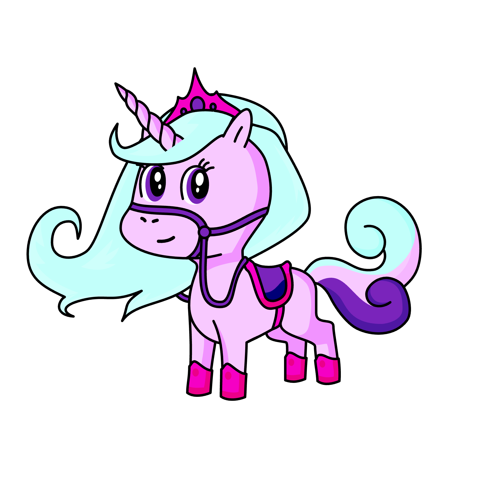 Crystal Winter, the unicorn