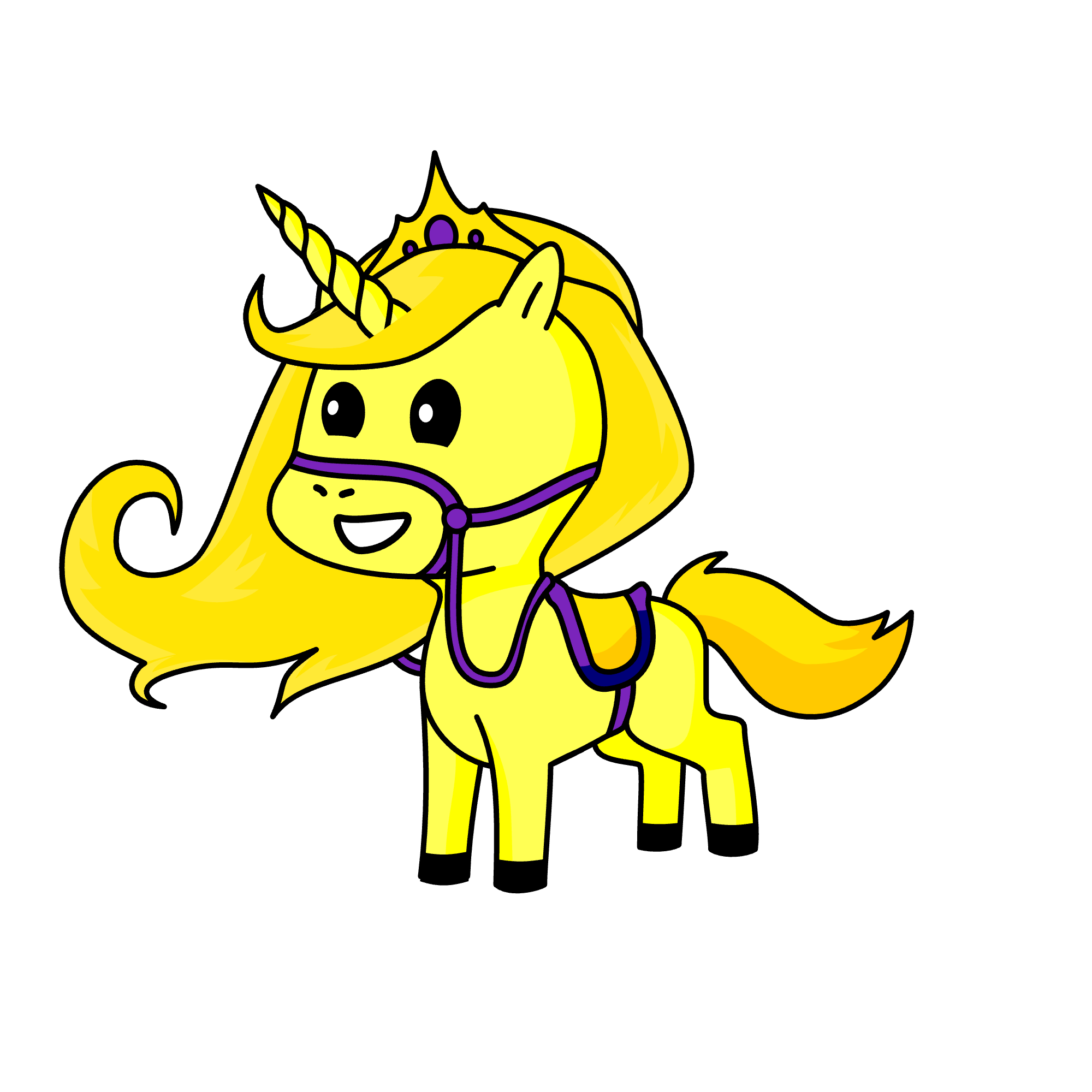 Blondie, the unicorn