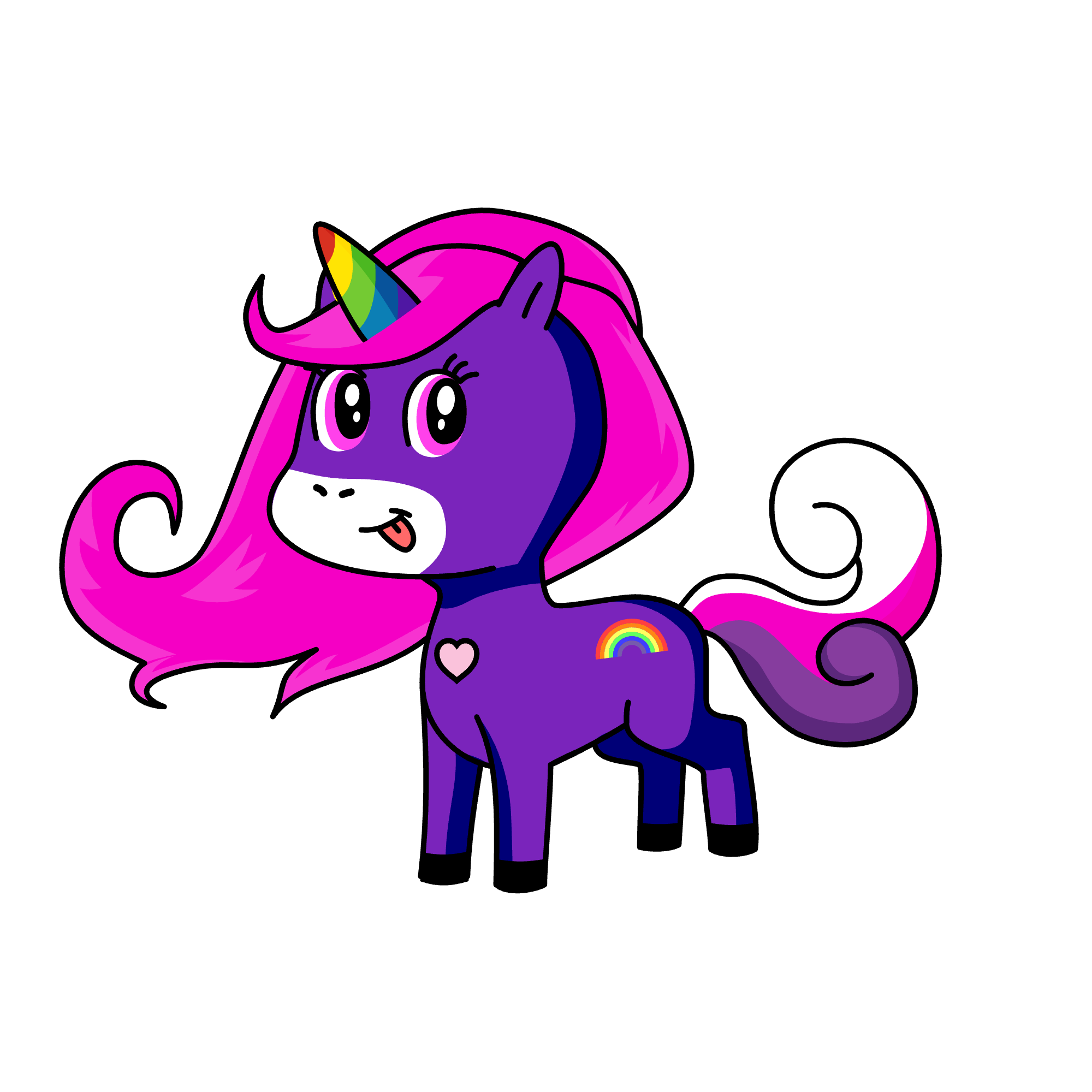 Arcoiris, the unicorn