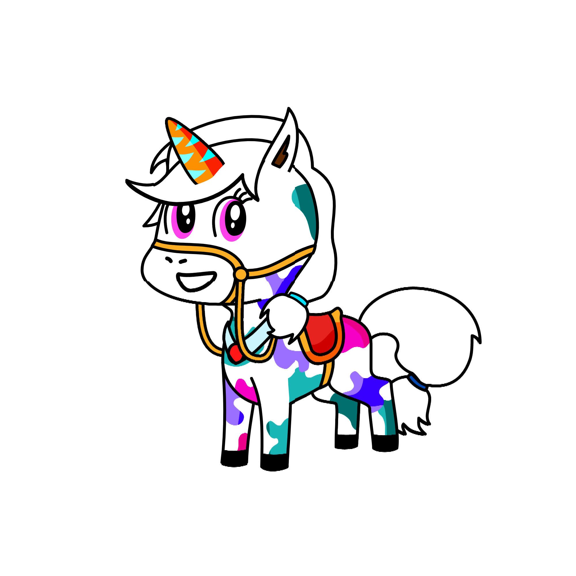 YNubecita, the unicorn