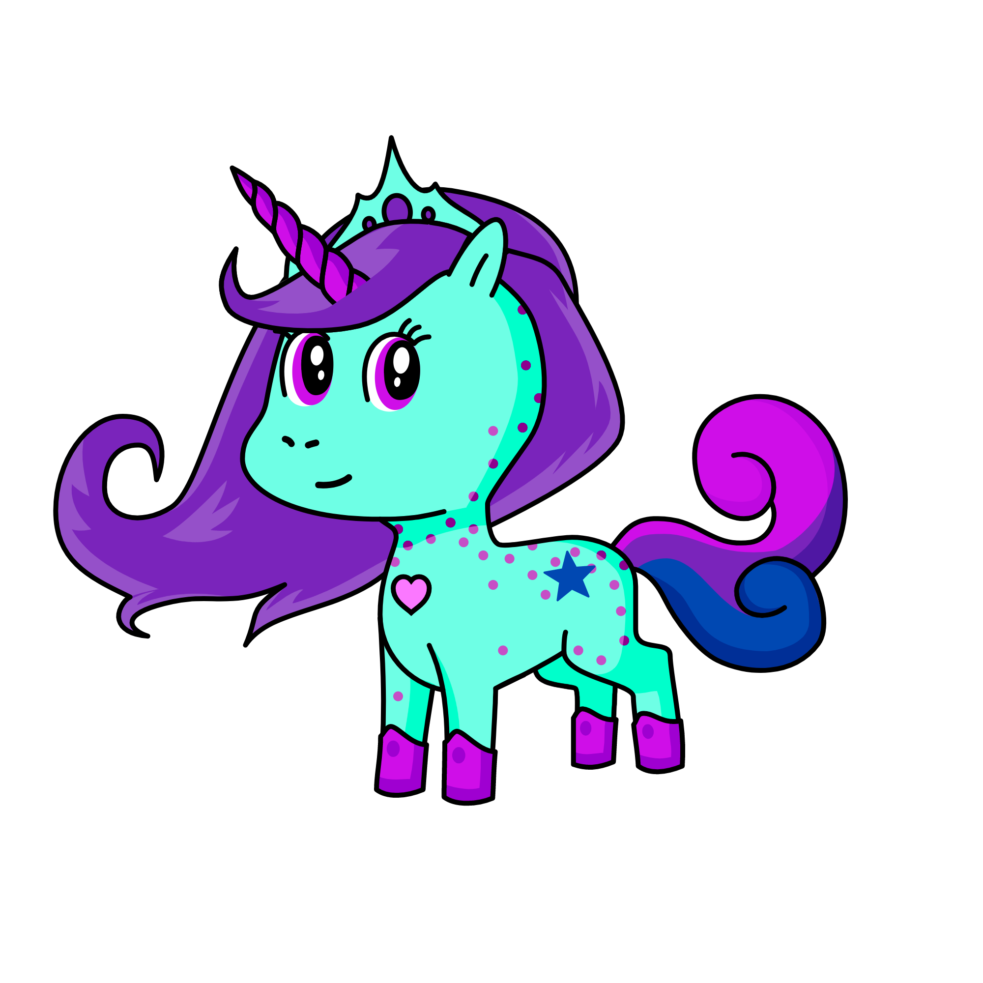 Corneta, the unicorn