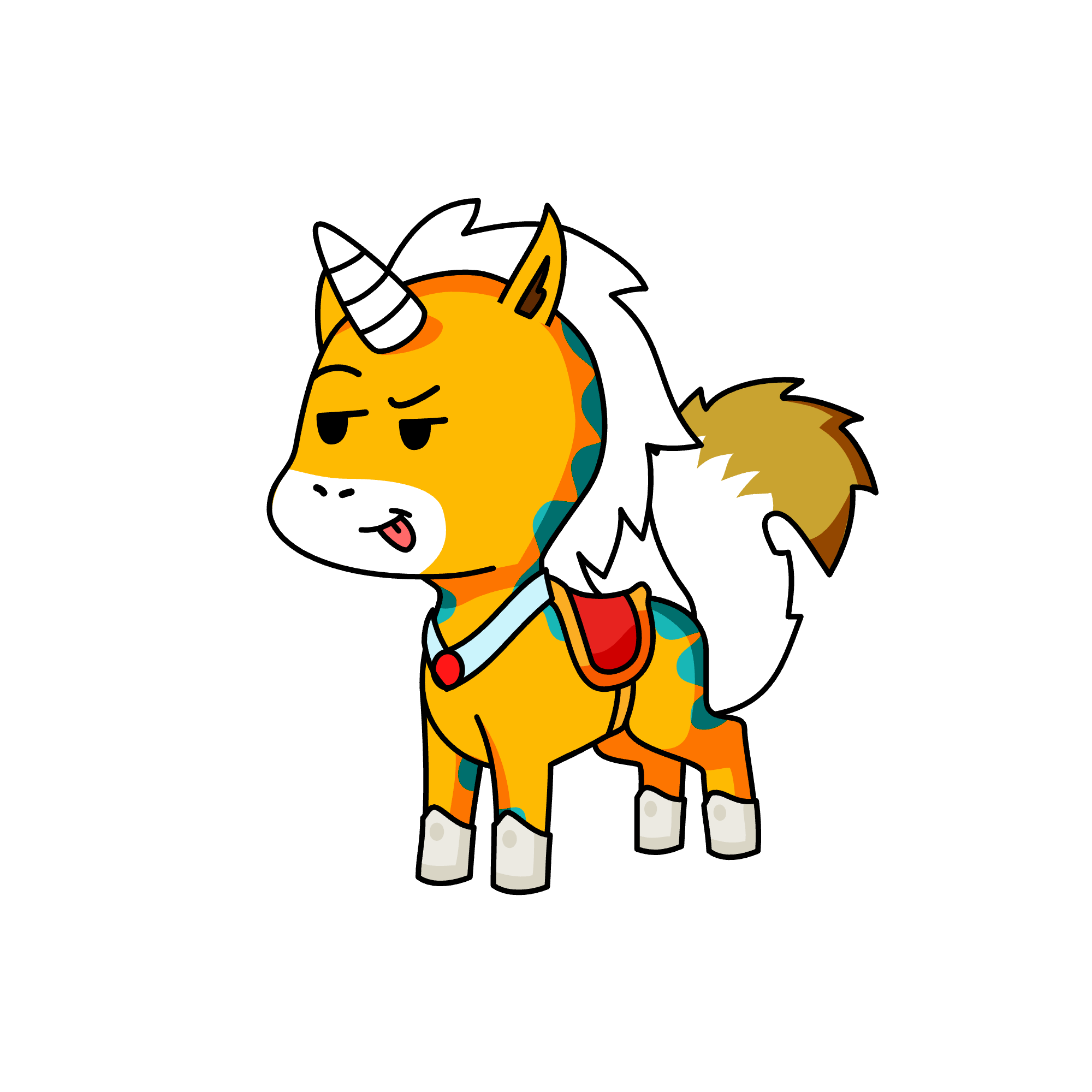 Suqer rayo, the unicorn