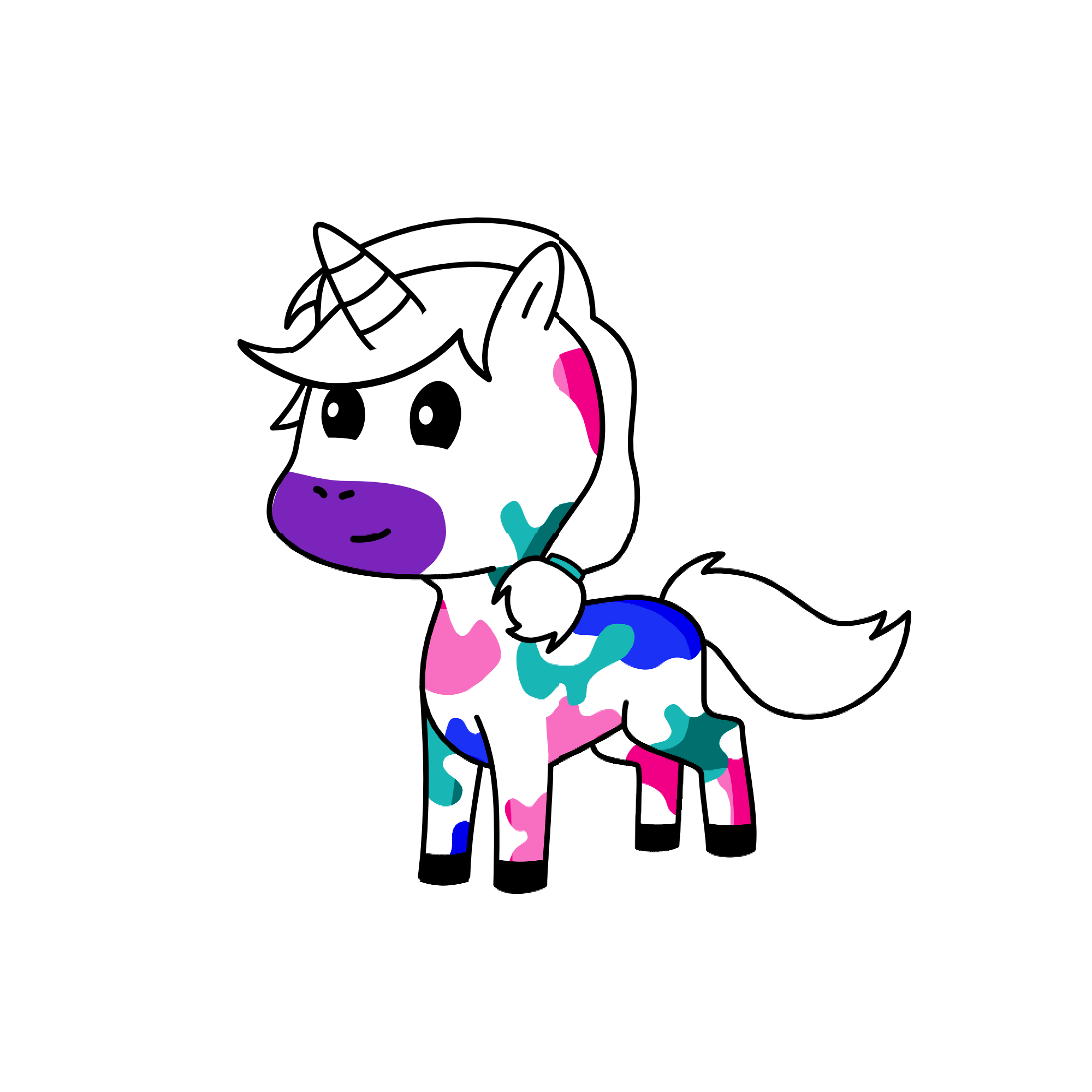 Algodon acucar, the unicorn